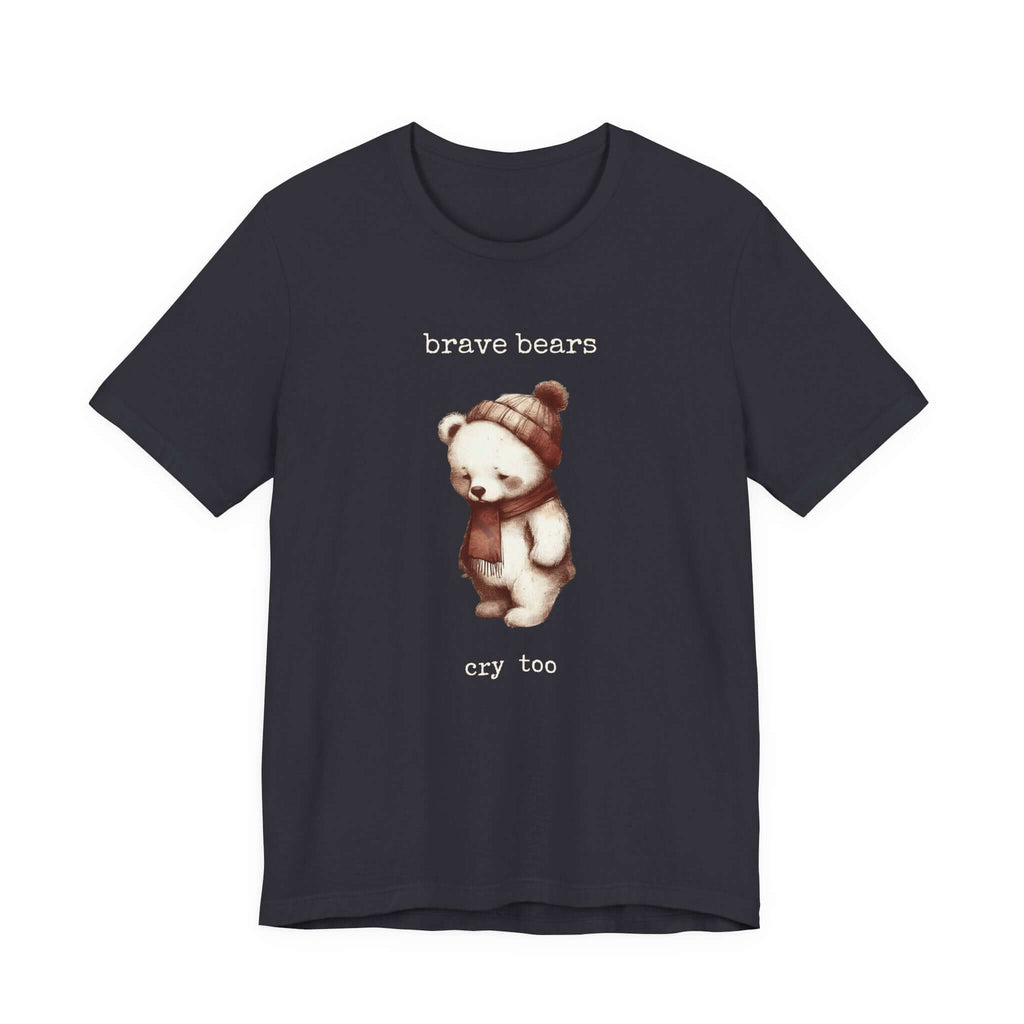 Brave Bears Cry Too Shirt, Vintage Bear Shirt, My tummy Hurts Shirt by PopCultureByDesign36