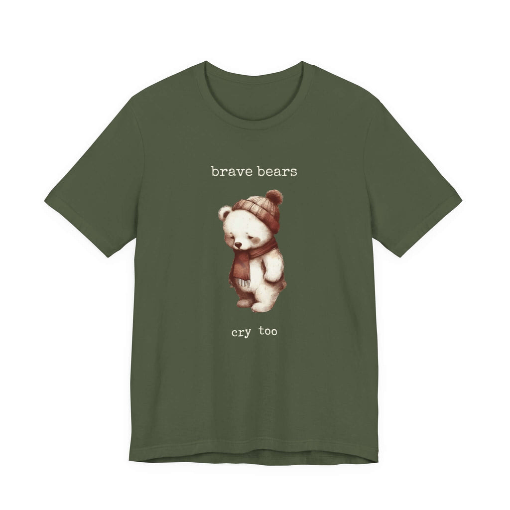 Brave Bears Cry Too Shirt, Vintage Bear Shirt, My tummy Hurts Shirt by PopCultureByDesign36