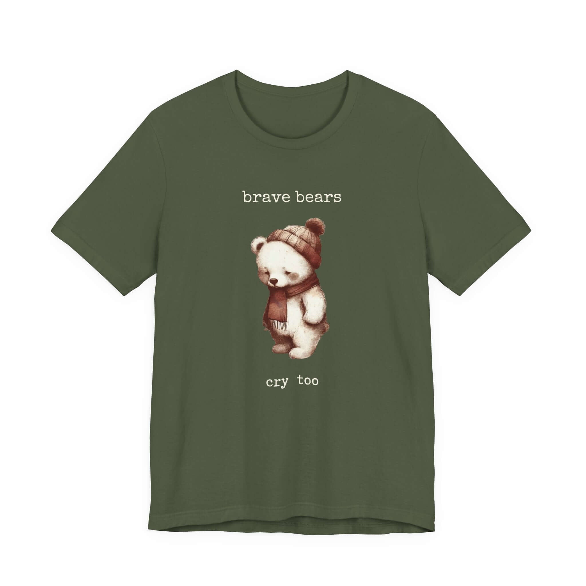 Brave Bears Cry Too Shirt, Vintage Bear Shirt, My tummy Hurts Shirt by PopCultureByDesign36