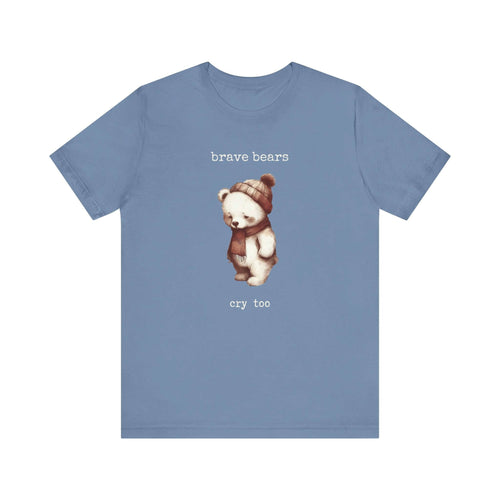 Brave Bears Cry Too Shirt, Vintage Bear Shirt, My tummy Hurts Shirt by PopCultureByDesign36