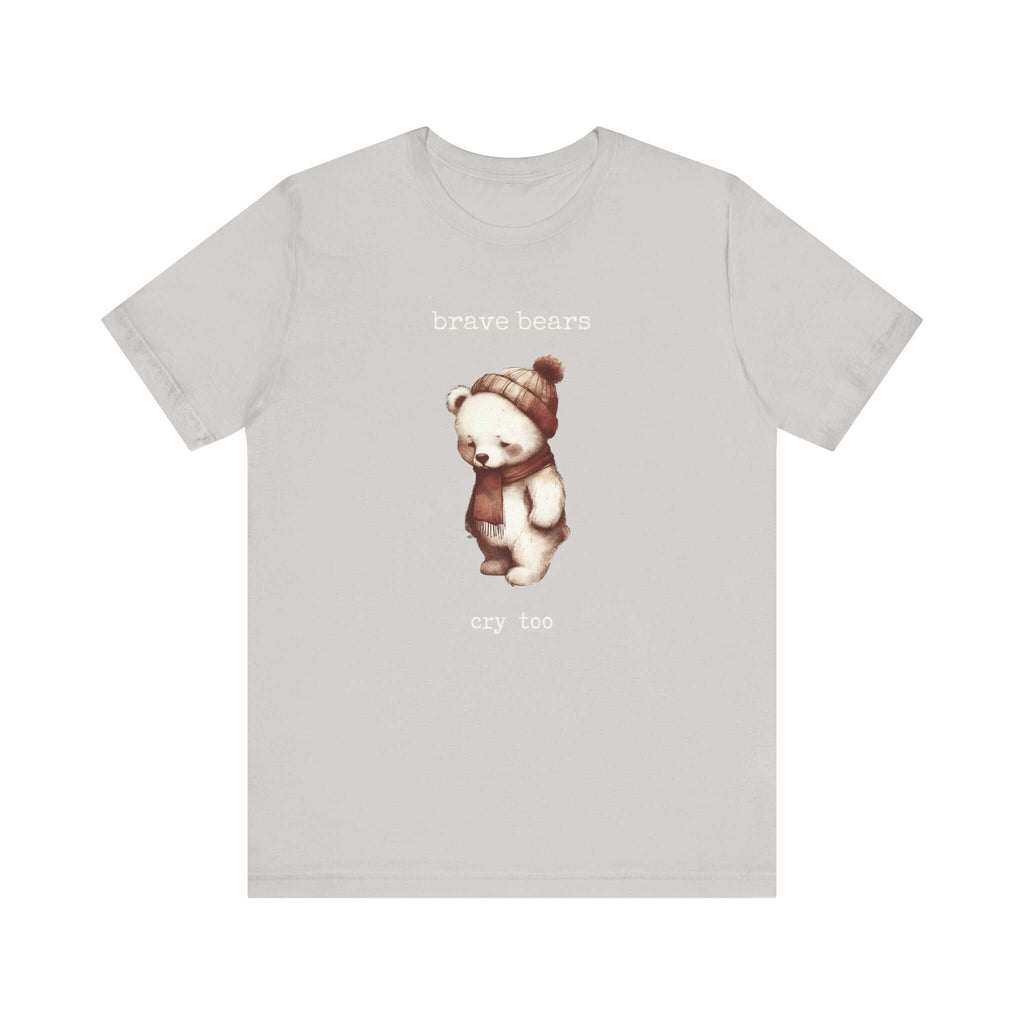 Brave Bears Cry Too Shirt, Vintage Bear Shirt, My tummy Hurts Shirt by PopCultureByDesign36