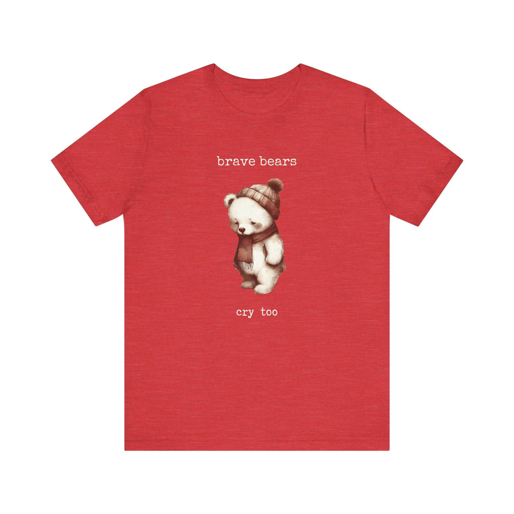 Brave Bears Cry Too Shirt, Vintage Bear Shirt, My tummy Hurts Shirt by PopCultureByDesign36