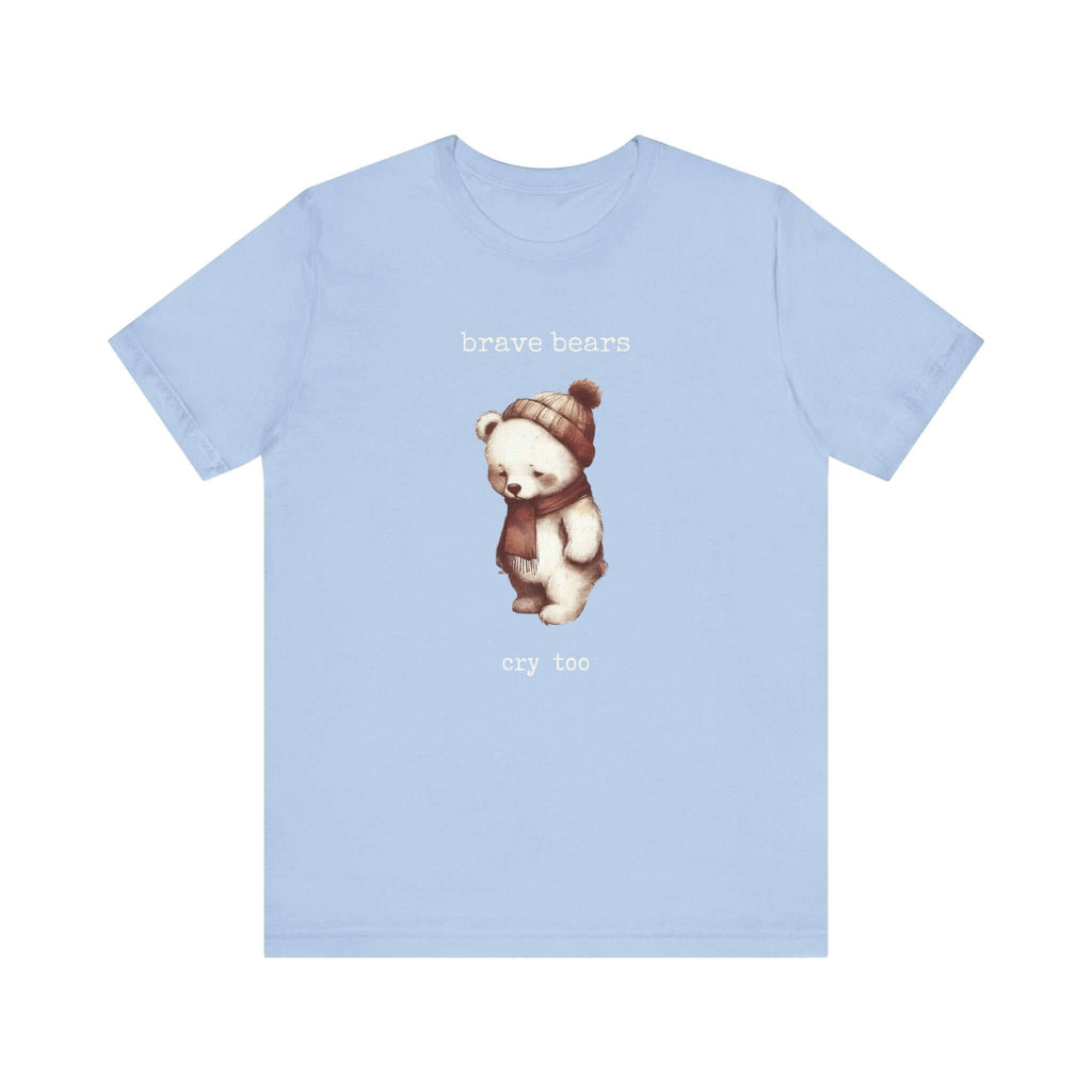 Brave Bears Cry Too Shirt, Vintage Bear Shirt, My tummy Hurts Shirt by PopCultureByDesign36