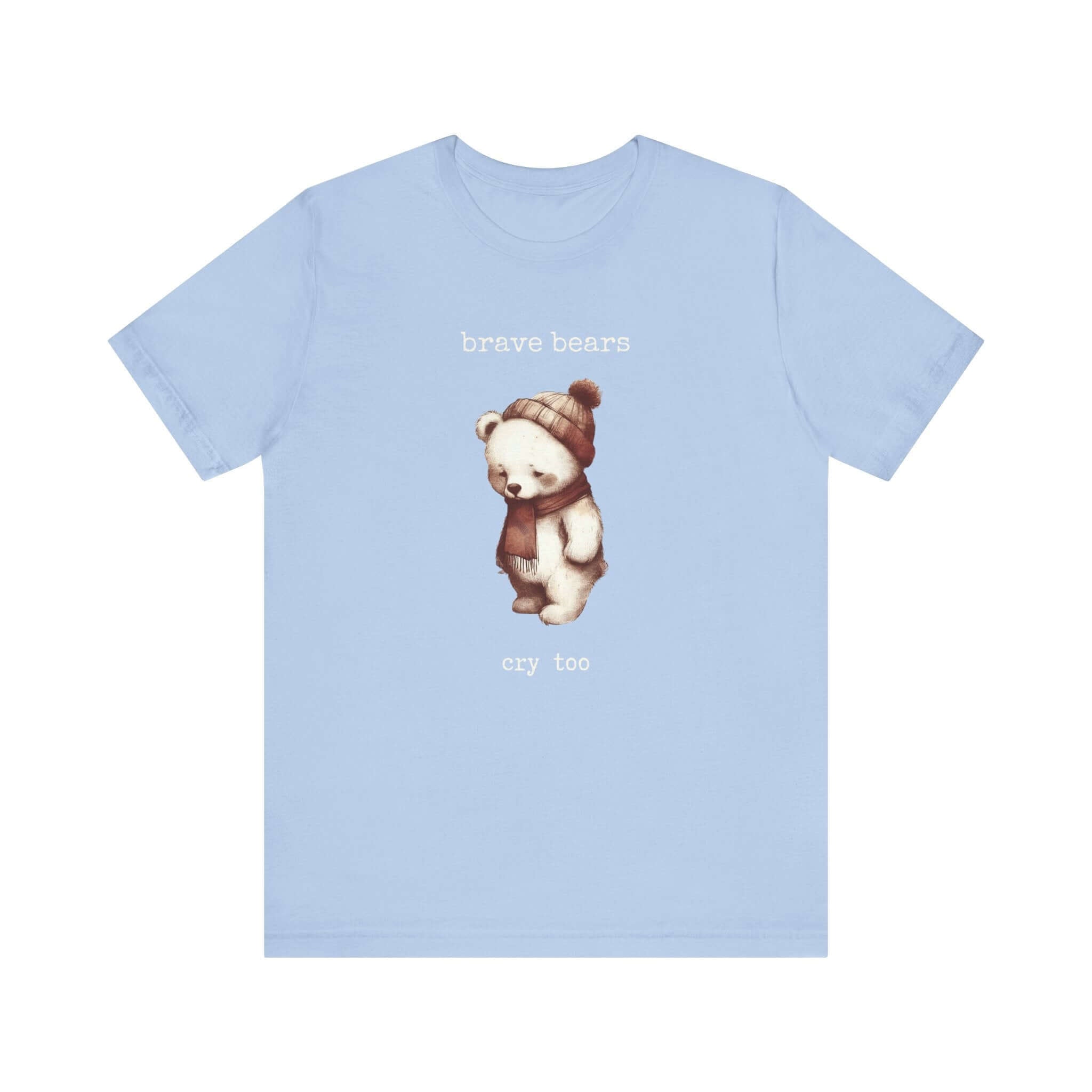 Brave Bears Cry Too Shirt, Vintage Bear Shirt, My tummy Hurts Shirt by PopCultureByDesign36
