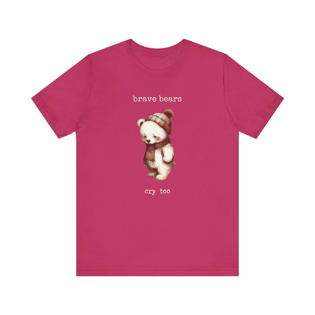 Brave Bears Cry Too Shirt, Vintage Bear Shirt, My tummy Hurts Shirt by PopCultureByDesign36