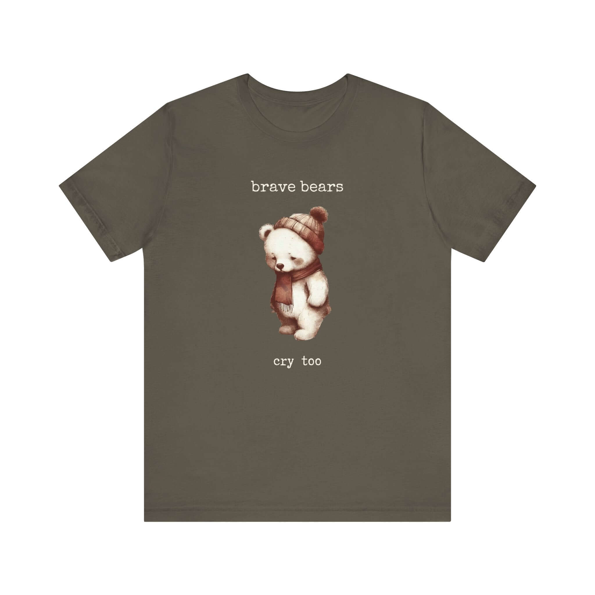 Brave Bears Cry Too Shirt, Vintage Bear Shirt, My tummy Hurts Shirt by PopCultureByDesign36