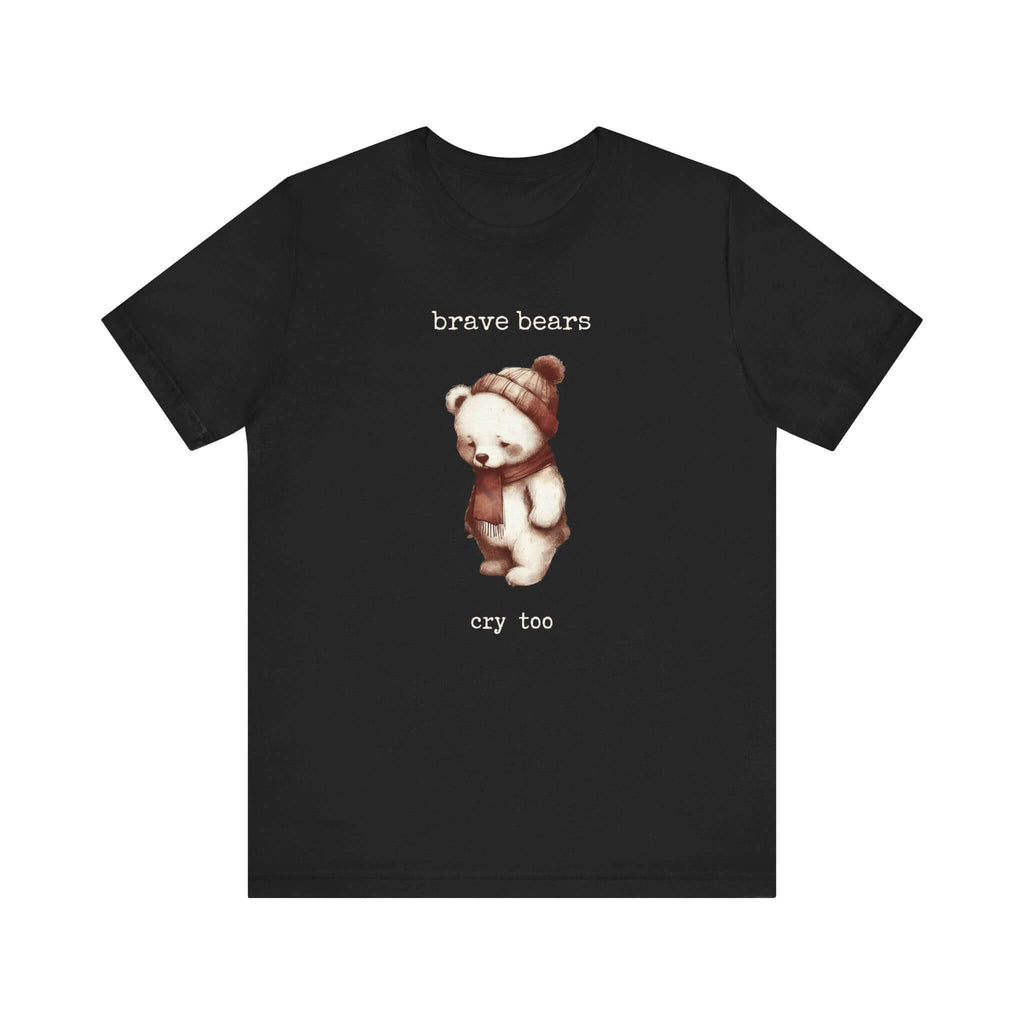 Brave Bears Cry Too Shirt, Vintage Bear Shirt, My tummy Hurts Shirt by PopCultureByDesign36