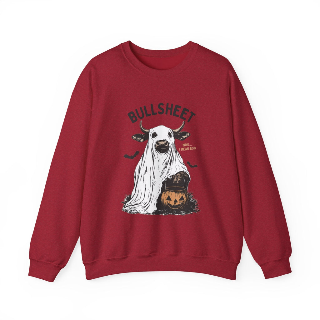 Bull Sheet Sweatshirt, Halloween Ghost Cow Sweatshirt by PopCultureByDesign36
