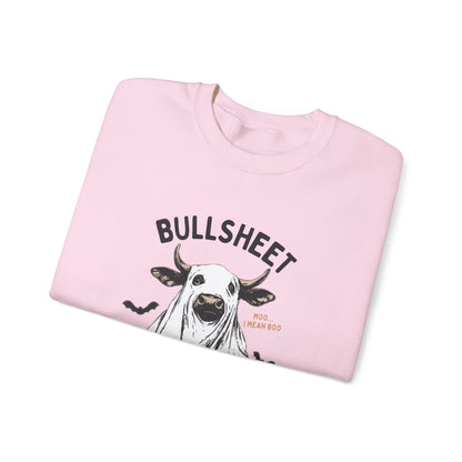 Bull Sheet Sweatshirt, Halloween Ghost Cow Sweatshirt - Popbydesign