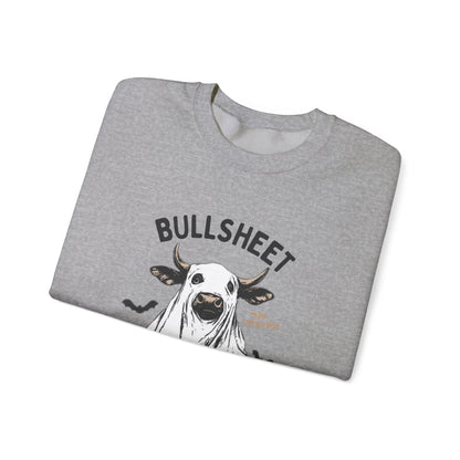 Bull Sheet Sweatshirt, Halloween Ghost Cow Sweatshirt - Popbydesign