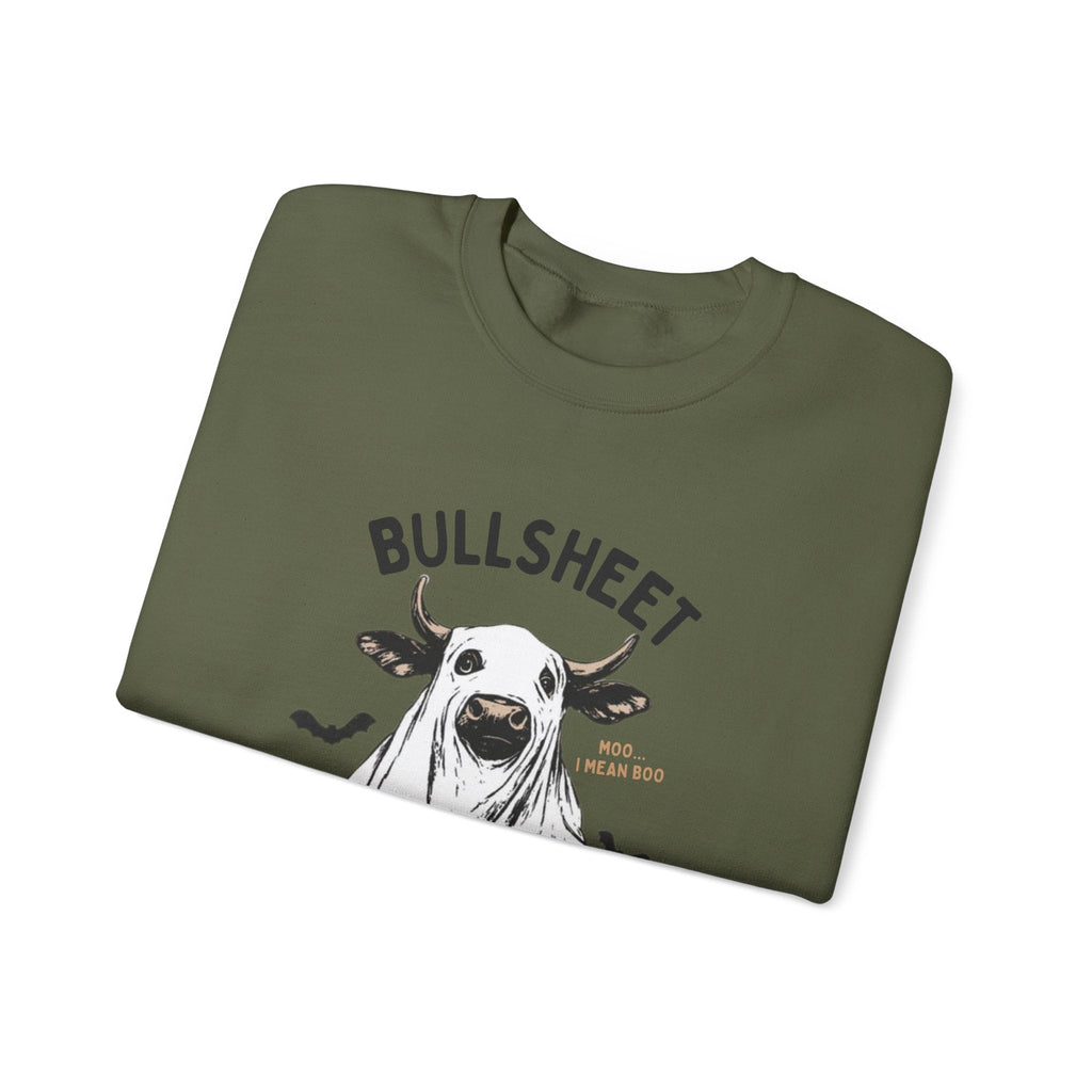 Bull Sheet Sweatshirt, Halloween Ghost Cow Sweatshirt by PopCultureByDesign36