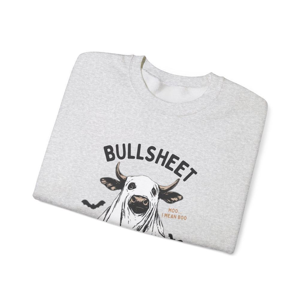 Bull Sheet Sweatshirt, Halloween Ghost Cow Sweatshirt by PopCultureByDesign36