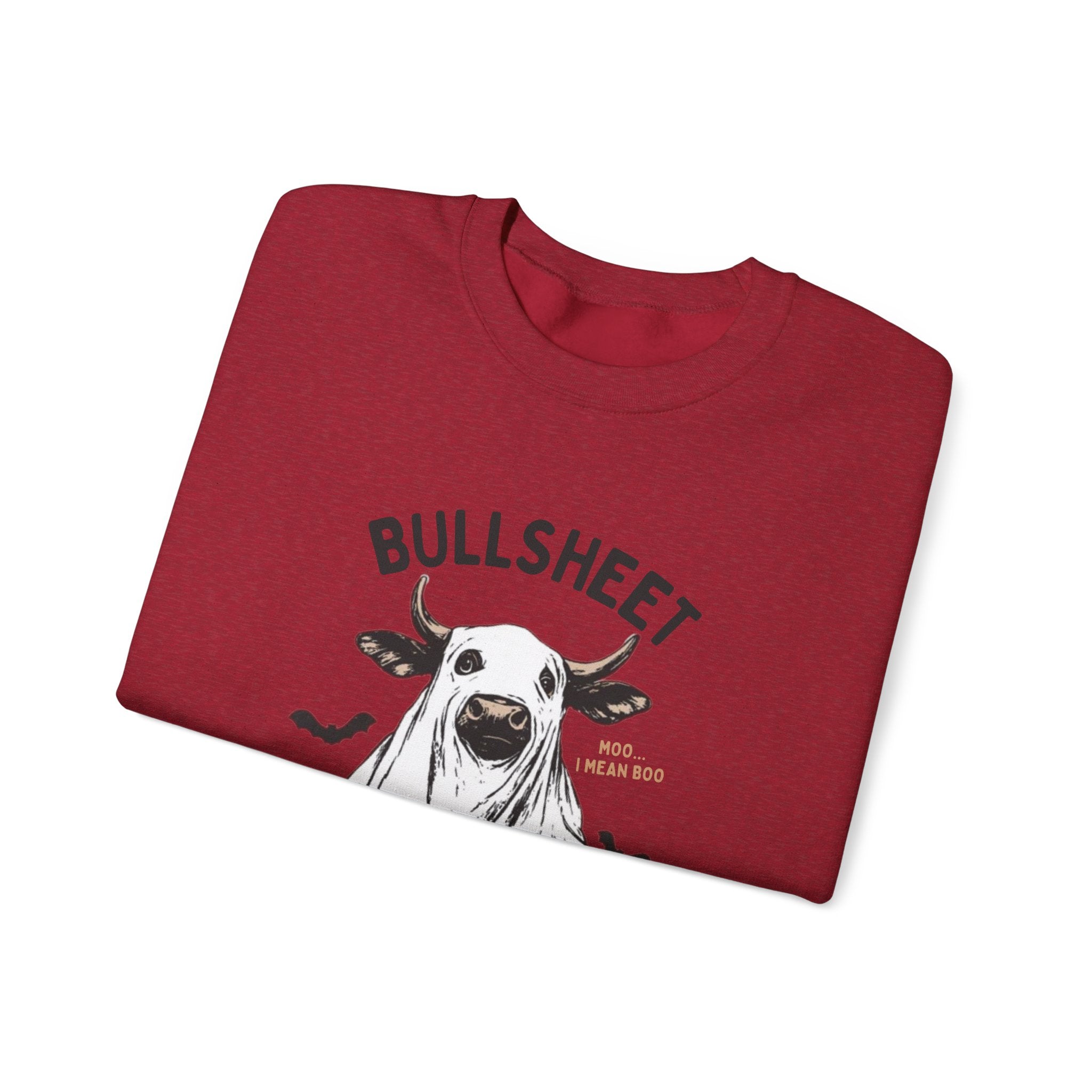 Bull Sheet Sweatshirt, Halloween Ghost Cow Sweatshirt by PopCultureByDesign36