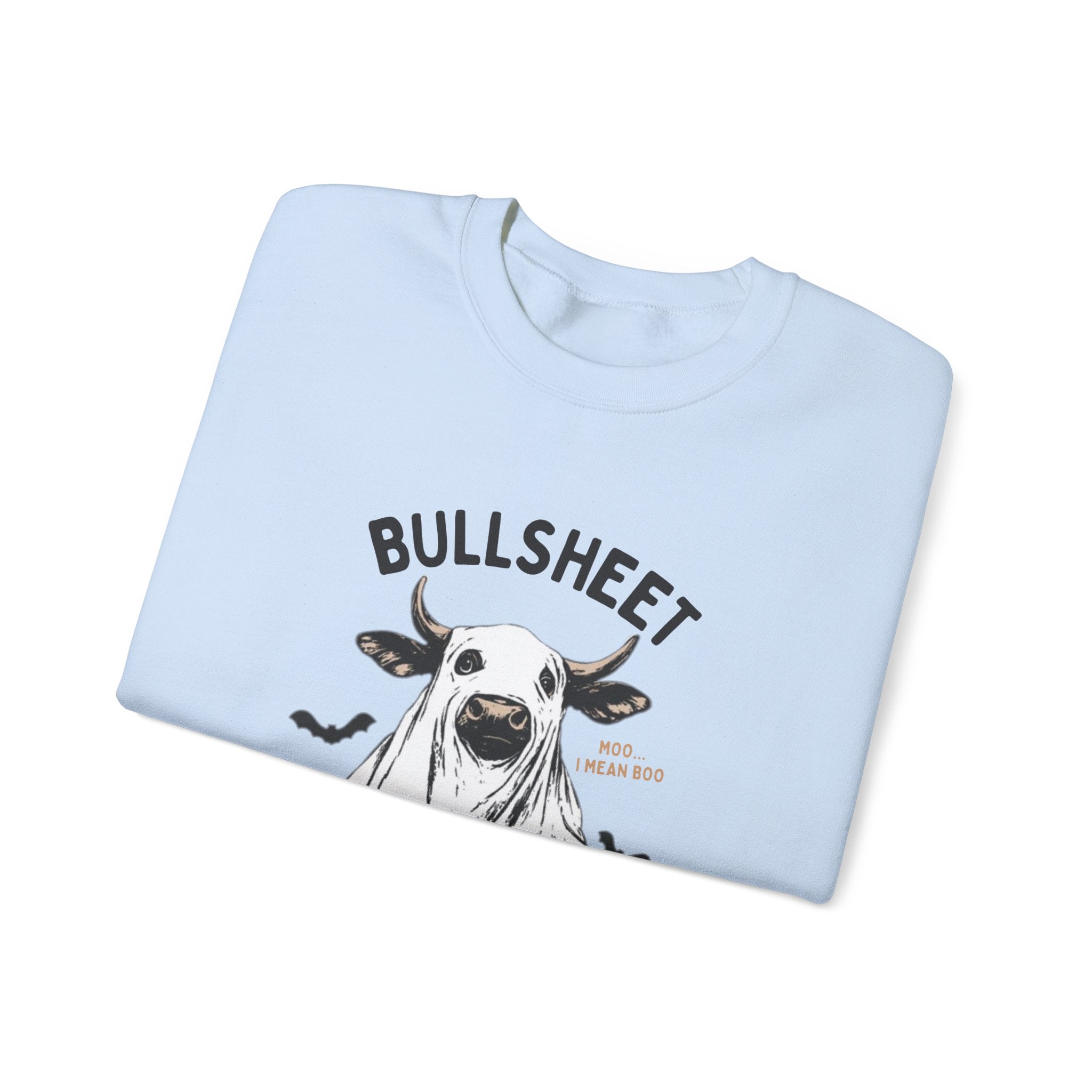 Bull Sheet Sweatshirt, Halloween Ghost Cow Sweatshirt by PopCultureByDesign36