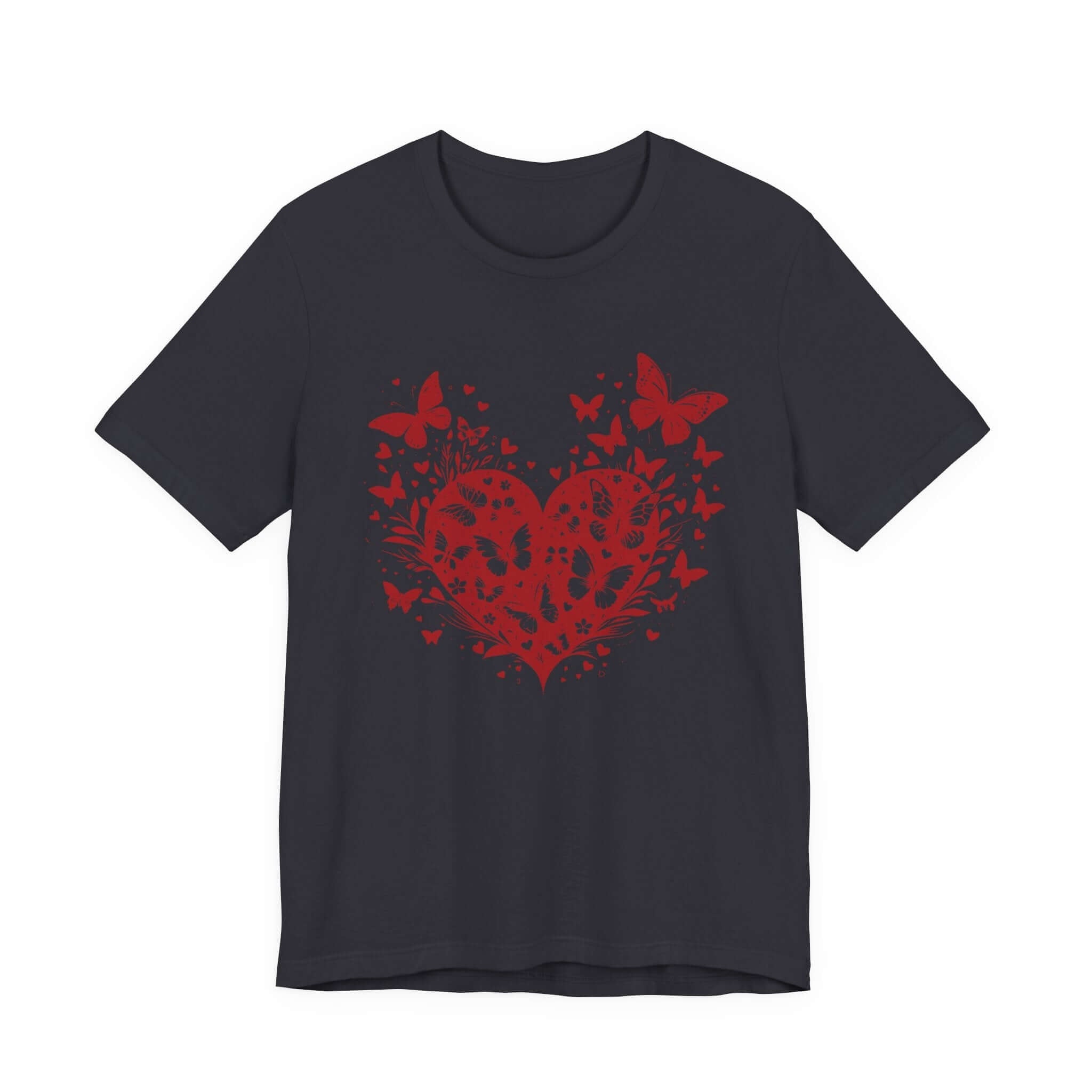 Butterfly Heart Valentines Day Shirt,Butterfly Valentine Tee by PopCultureByDesign36