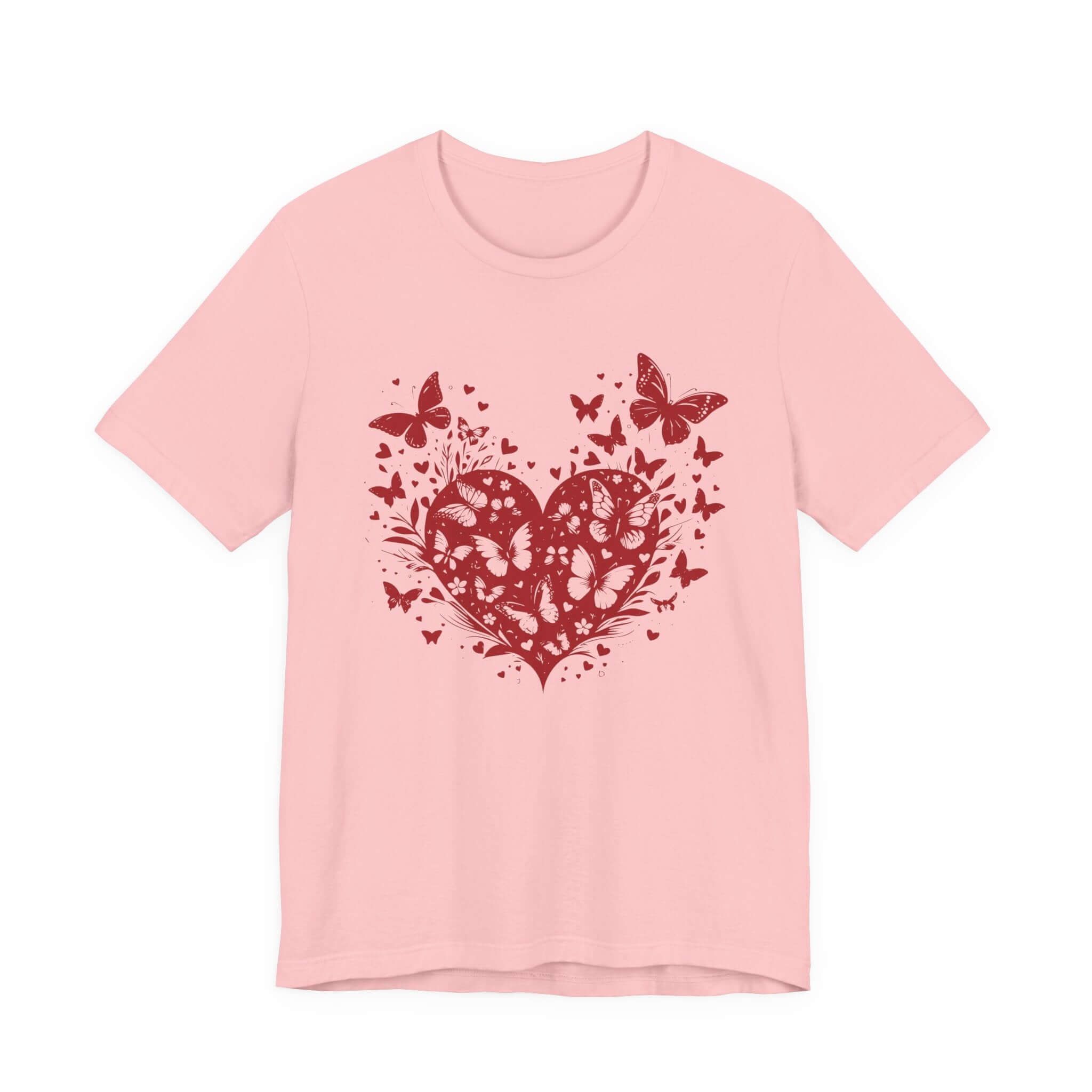 Butterfly Heart Valentines Day Shirt,Butterfly Valentine Tee by PopCultureByDesign36