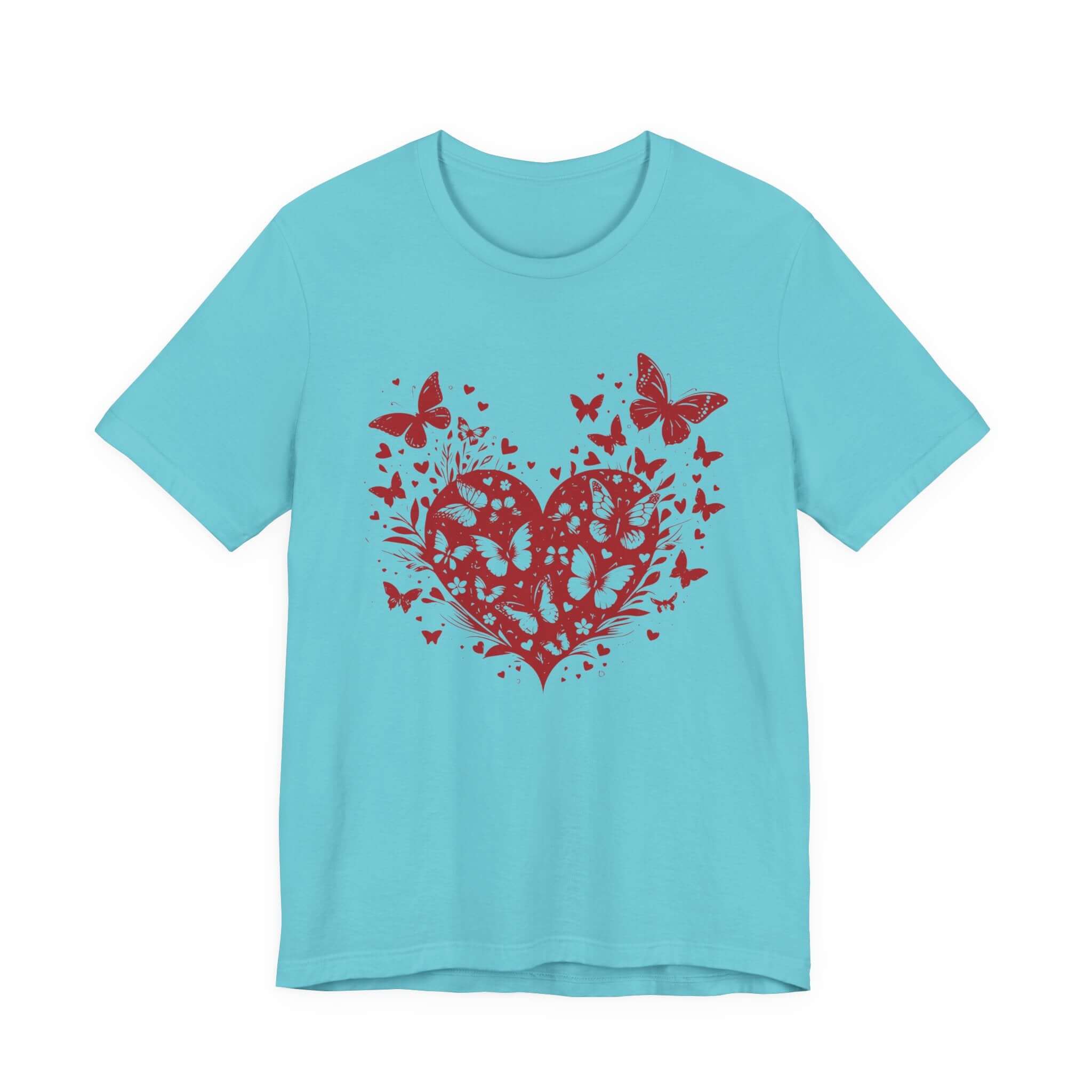 Butterfly Heart Valentines Day Shirt,Butterfly Valentine Tee by PopCultureByDesign36