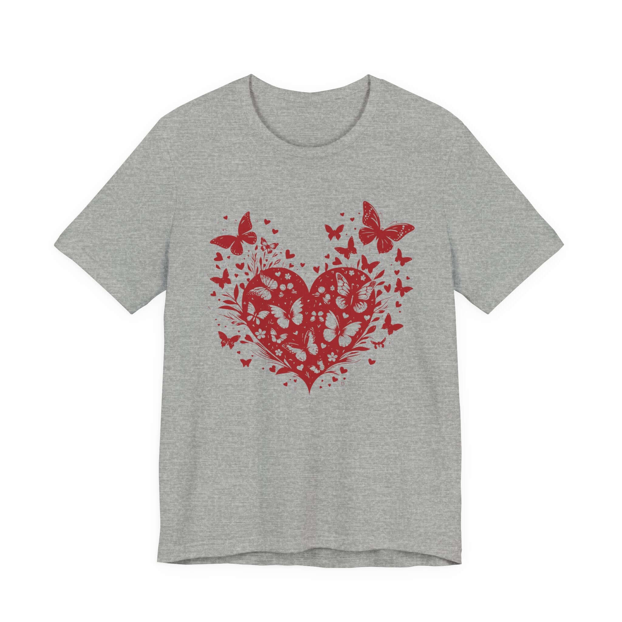 Butterfly Heart Valentines Day Shirt,Butterfly Valentine Tee by PopCultureByDesign36
