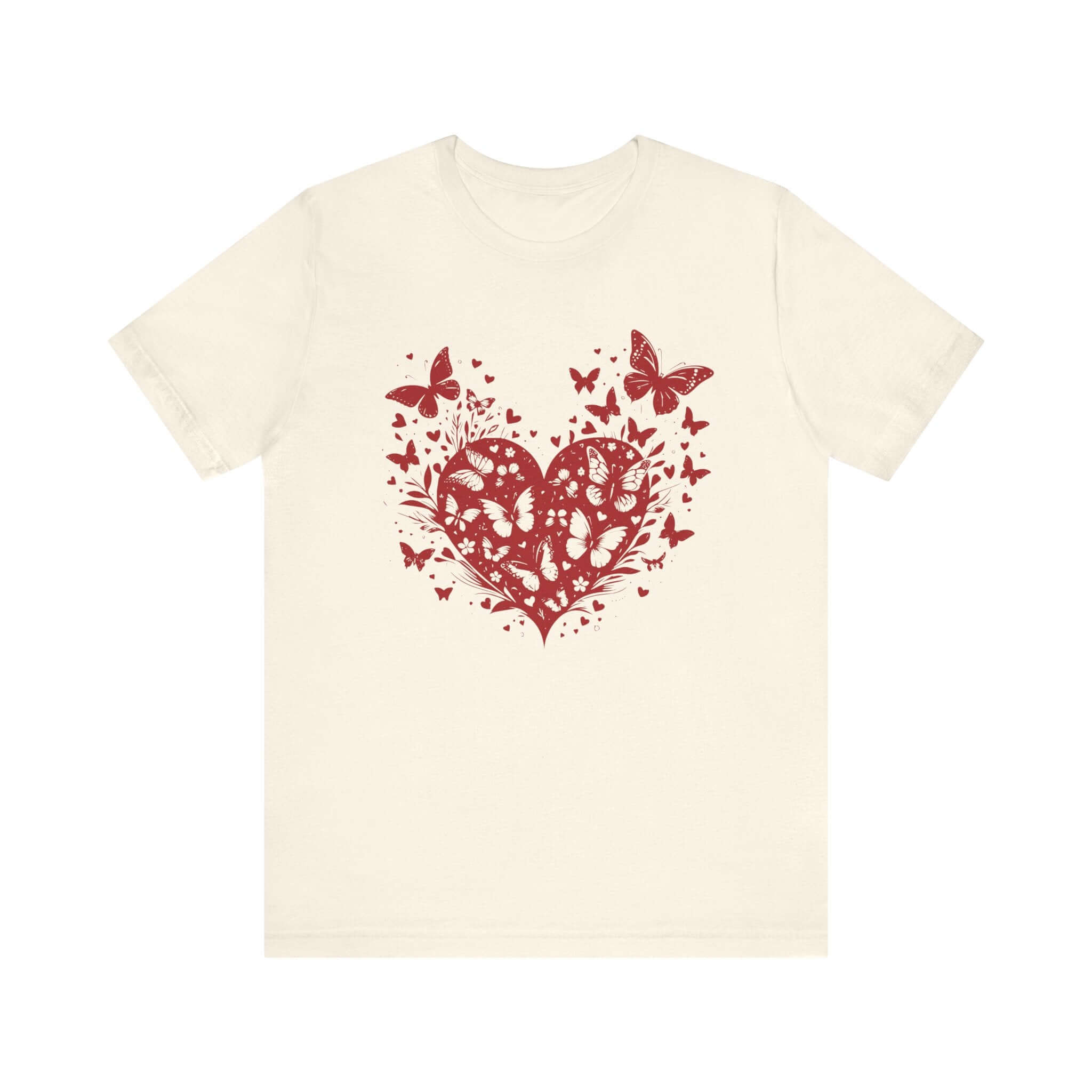 Butterfly Heart Valentines Day Shirt,Butterfly Valentine Tee by PopCultureByDesign36