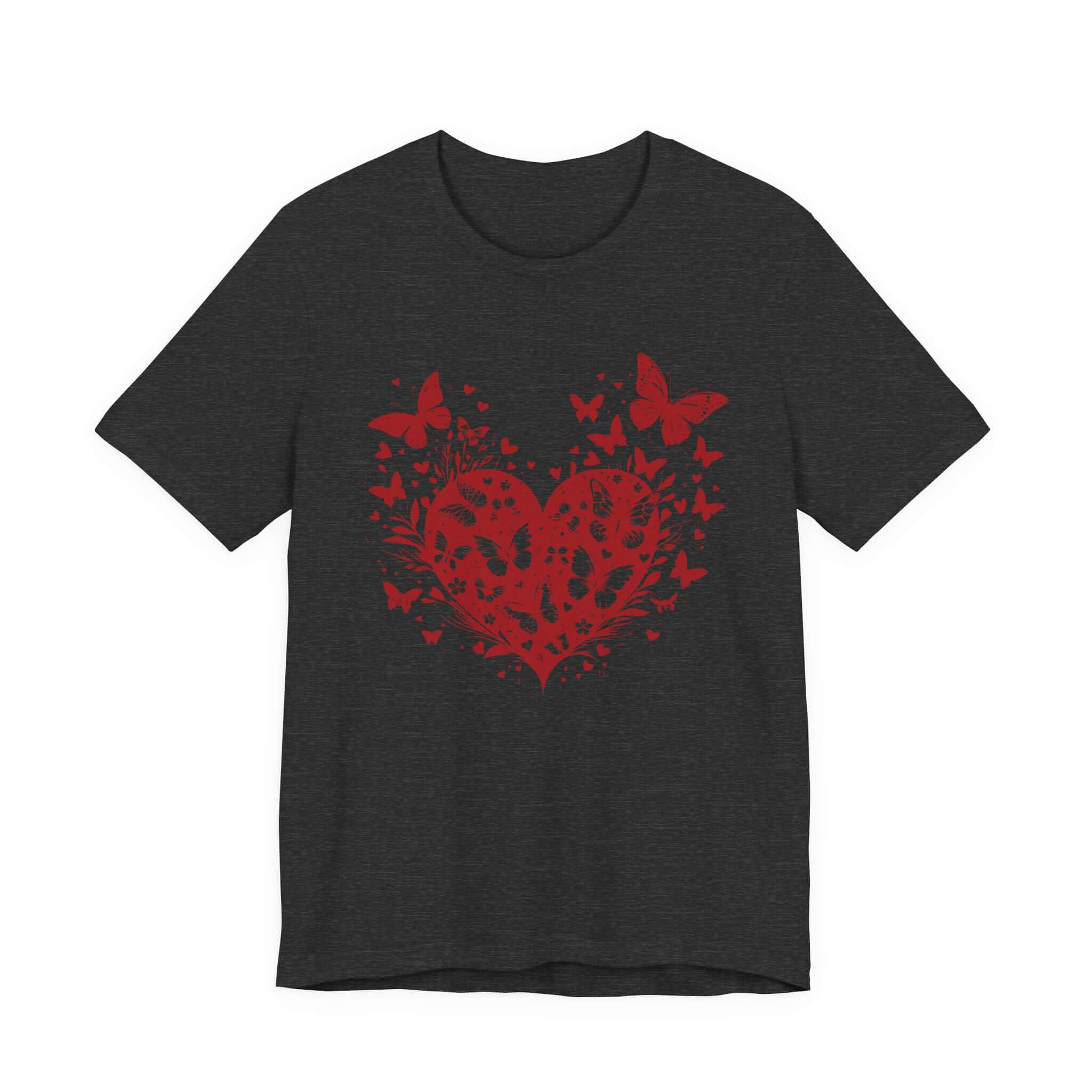 Butterfly Heart Valentines Day Shirt,Butterfly Valentine Tee by PopCultureByDesign36