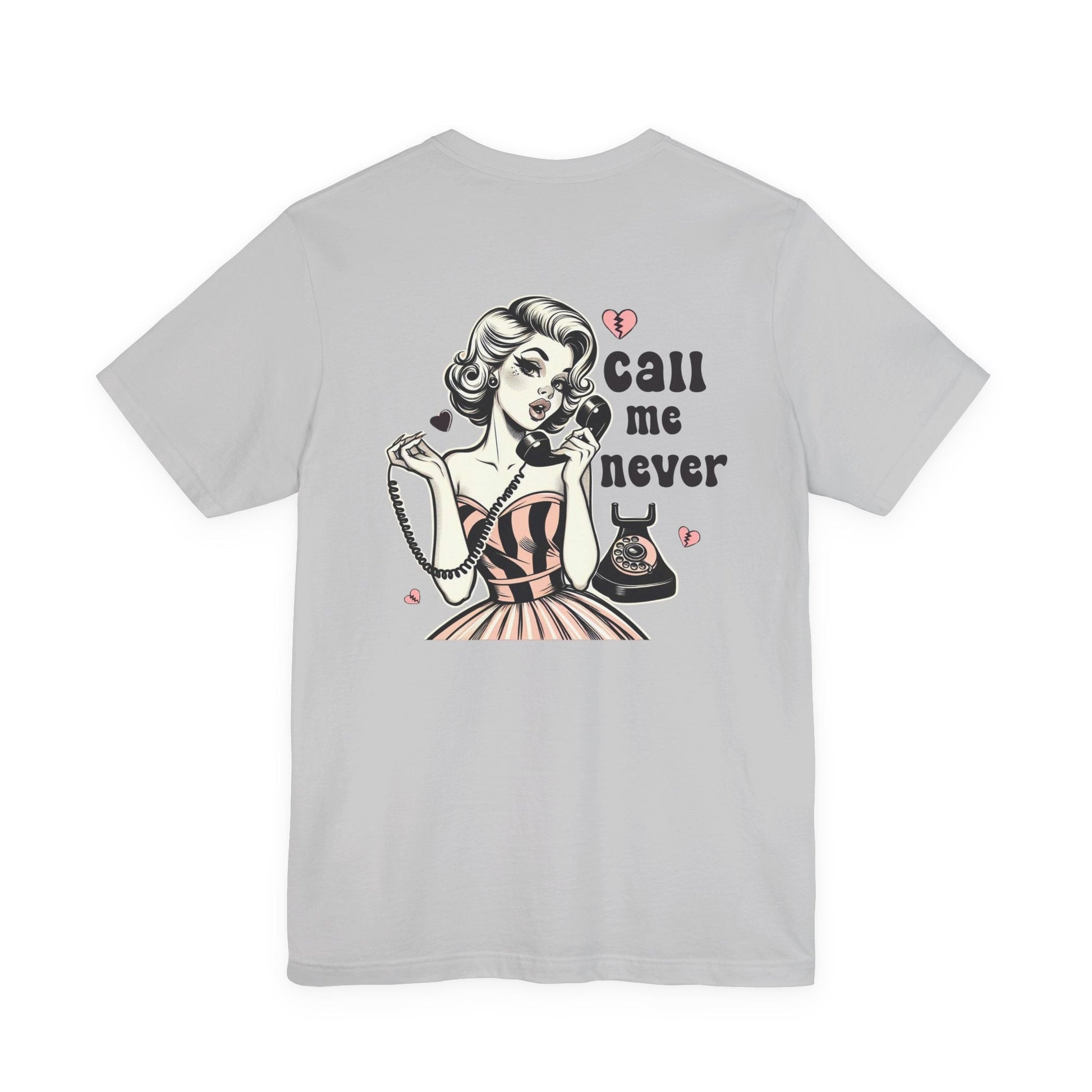 Call Me Never Back Shirt, Retro Valentine's Day Shirt - Popbydesign