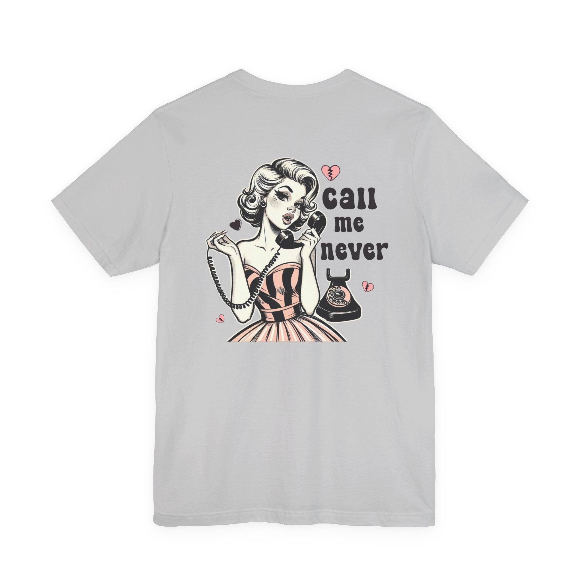 Call Me Never Back Shirt, Retro Valentine's Day Shirt by PopCultureByDesign36