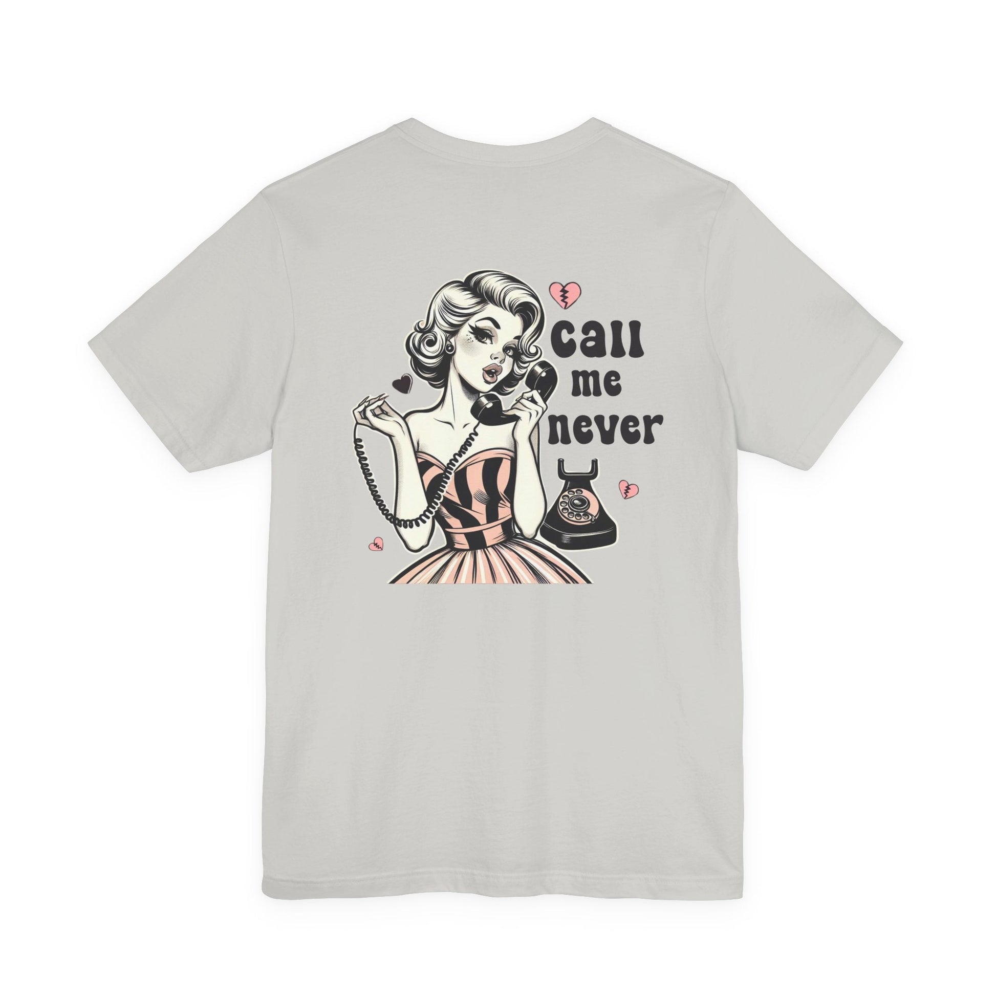 Call Me Never Back Shirt, Retro Valentine's Day Shirt - Popbydesign