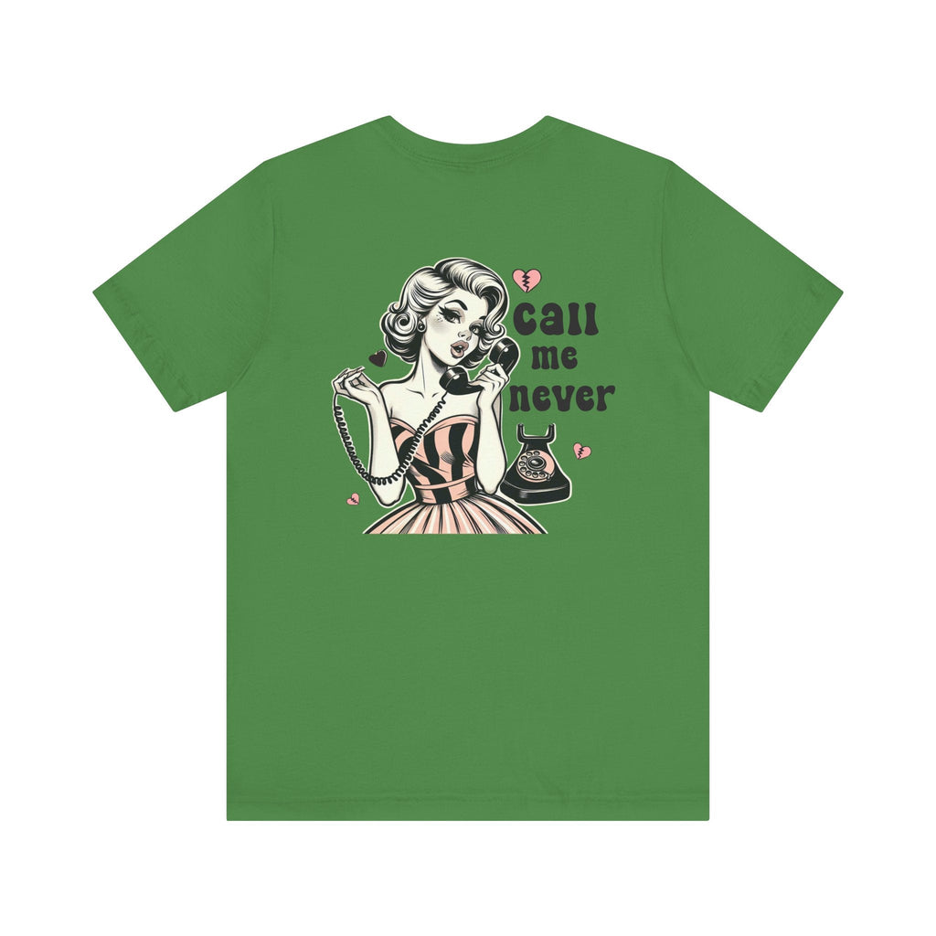 Call Me Never Back Shirt, Retro Valentine's Day Shirt by PopCultureByDesign36