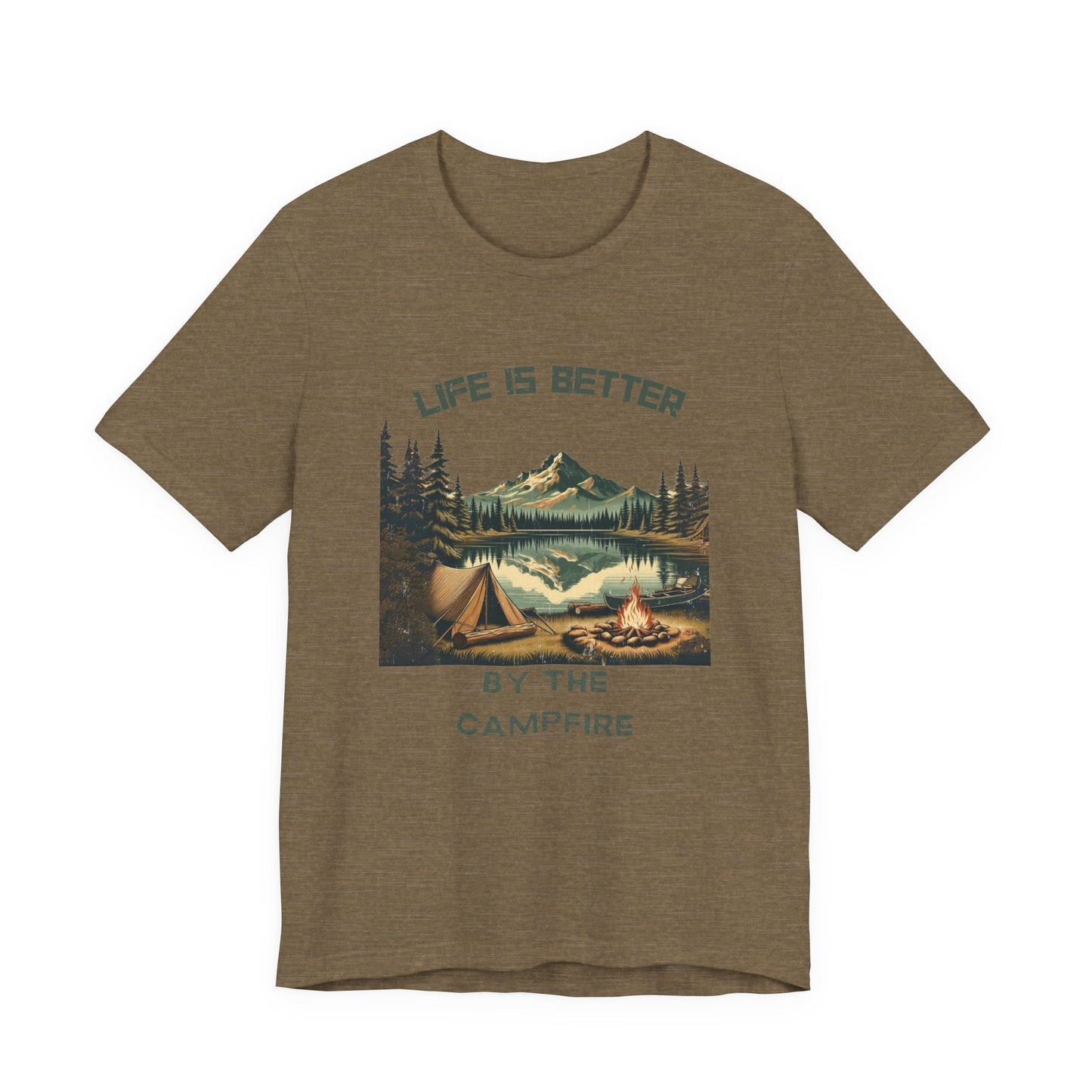 Camping by the lake, Camping shirt, Adventure shirt - Popbydesign