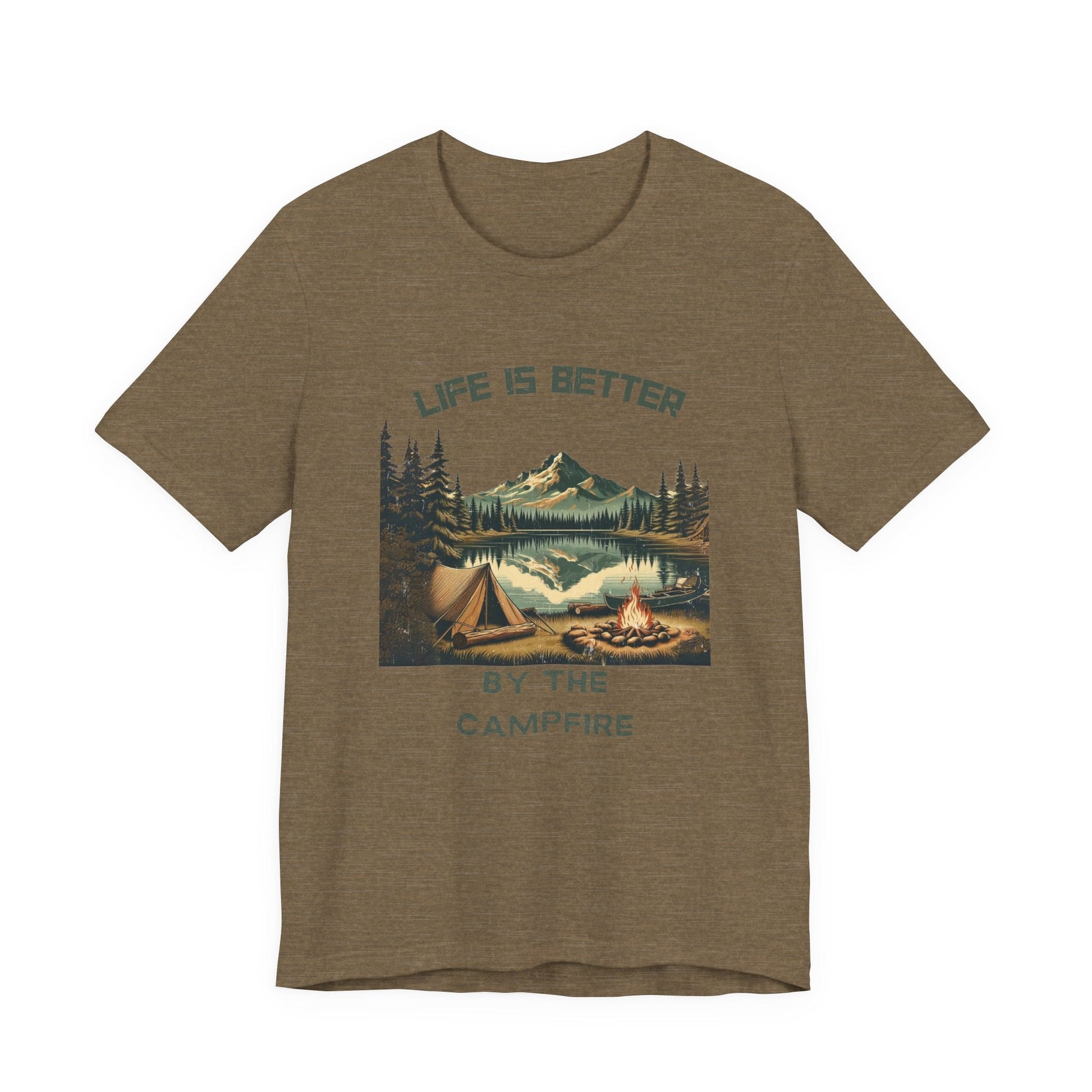 Camping by the lake, Camping shirt, Adventure shirt - Popbydesign