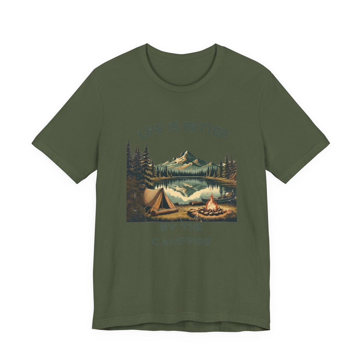 Camping by the lake, Camping shirt, Adventure shirt - Popbydesign