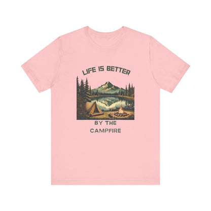 Camping by the lake, Camping shirt, Adventure shirt - Popbydesign