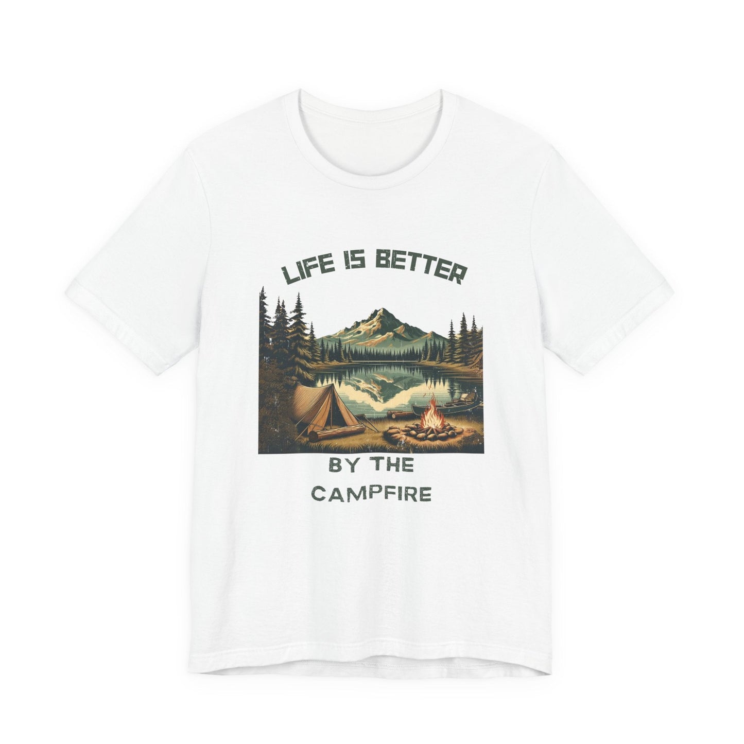 Camping by the lake, Camping shirt, Adventure shirt - Popbydesign