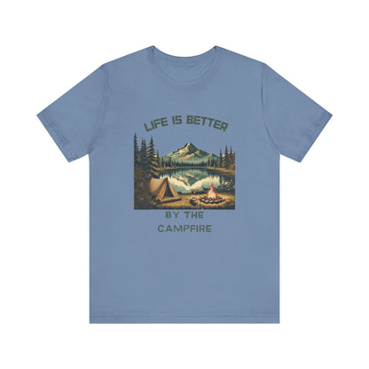 Camping by the lake, Camping shirt, Adventure shirt - Popbydesign