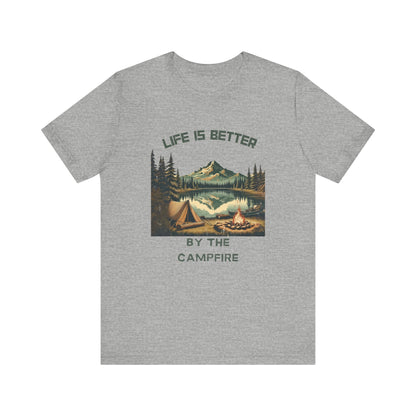 Camping by the lake, Camping shirt, Adventure shirt - Popbydesign
