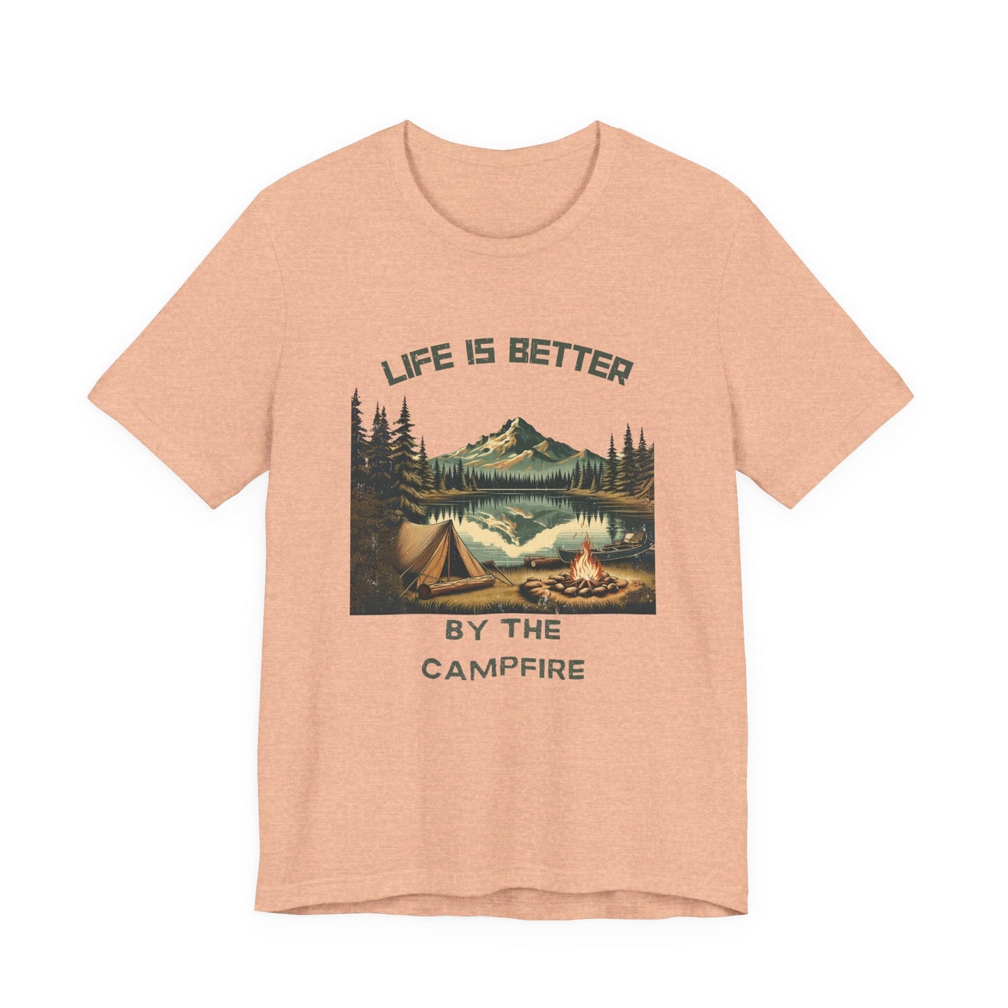 Camping by the lake, Camping shirt, Adventure shirt - Popbydesign