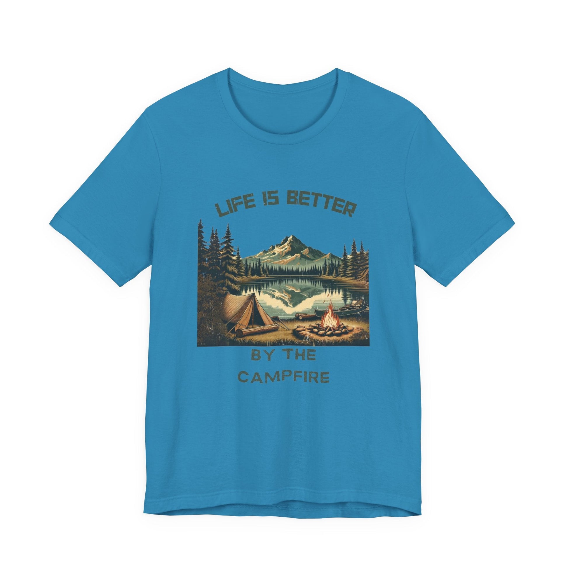 Camping by the lake, Camping shirt, Adventure shirt - Popbydesign