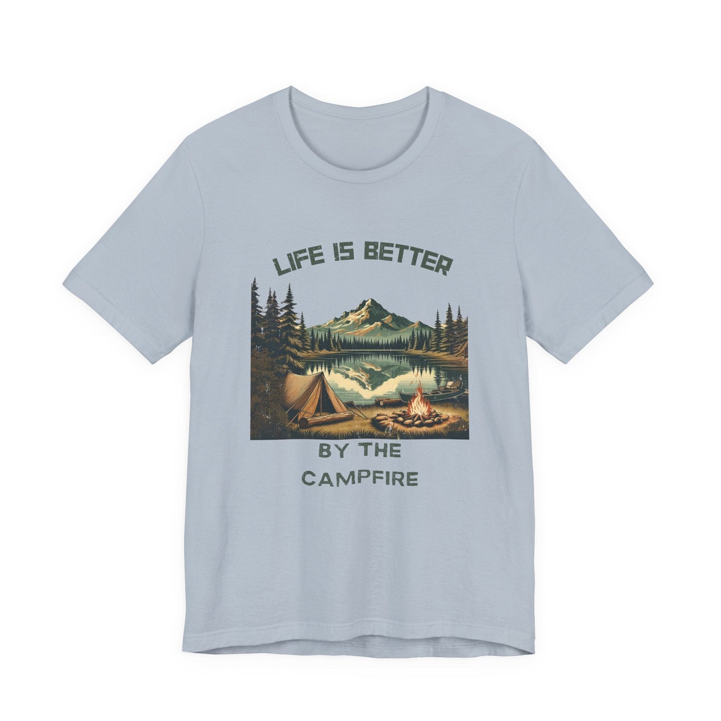 Camping by the lake, Camping shirt, Adventure shirt - Popbydesign
