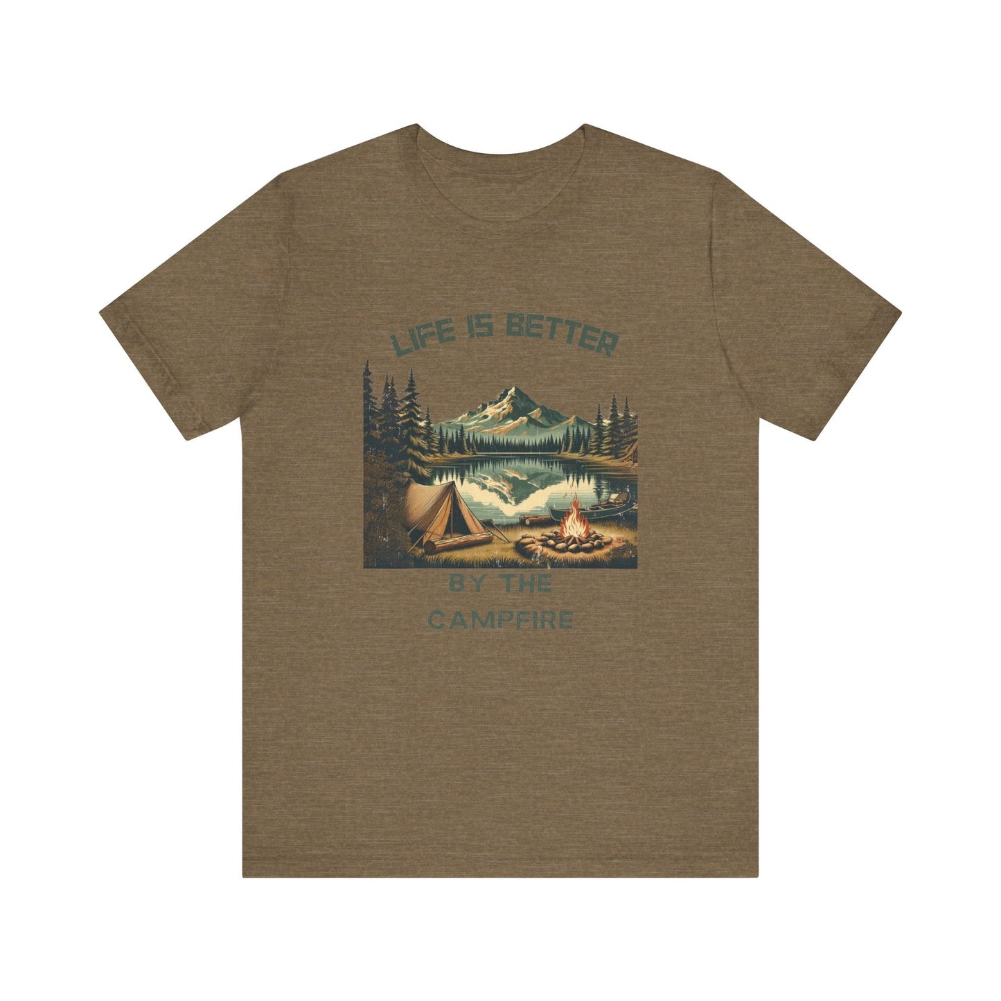 Camping by the lake, Camping shirt, Adventure shirt - Popbydesign