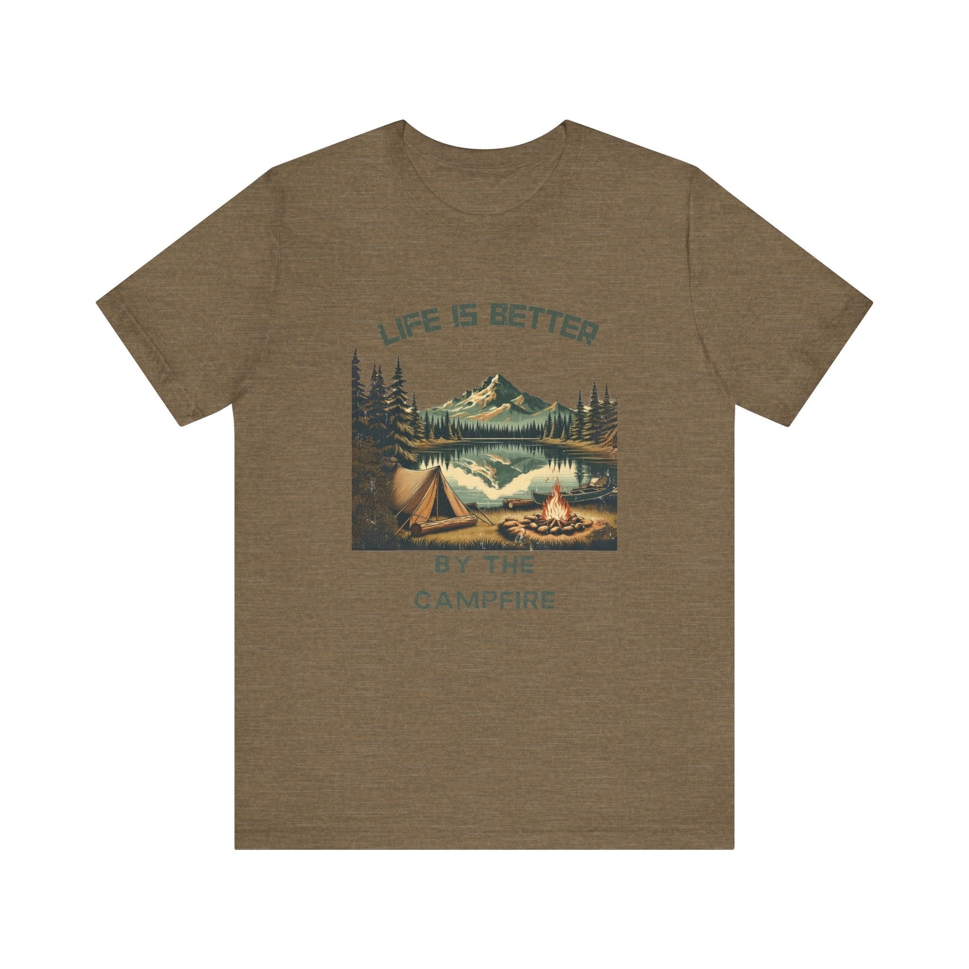 Camping by the lake, Camping shirt, Adventure shirt - Popbydesign
