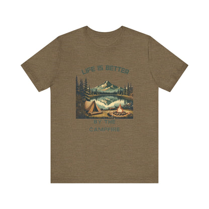 Camping by the lake, Camping shirt, Adventure shirt - Popbydesign