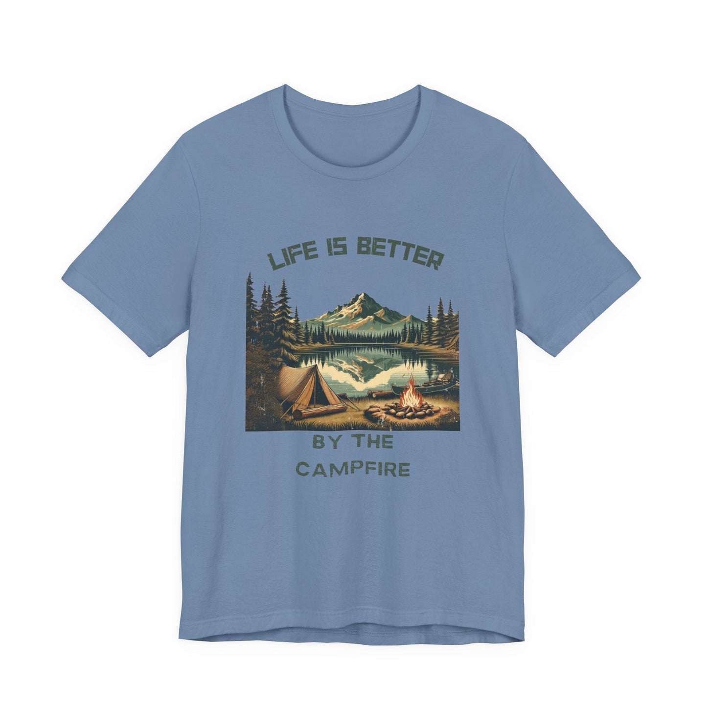 Camping by the lake, Camping shirt, Adventure shirt - Popbydesign