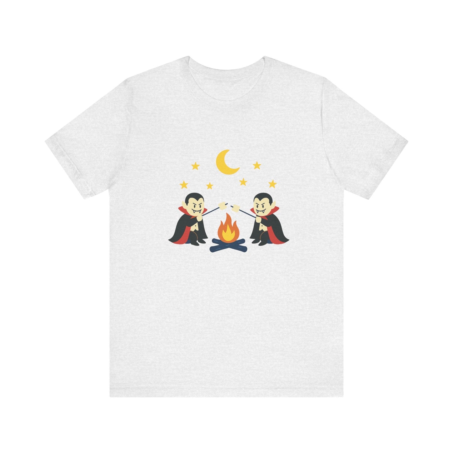 Camping Dracula Tee, Halloween Shirt, Spooky Camping Top - Popbydesign