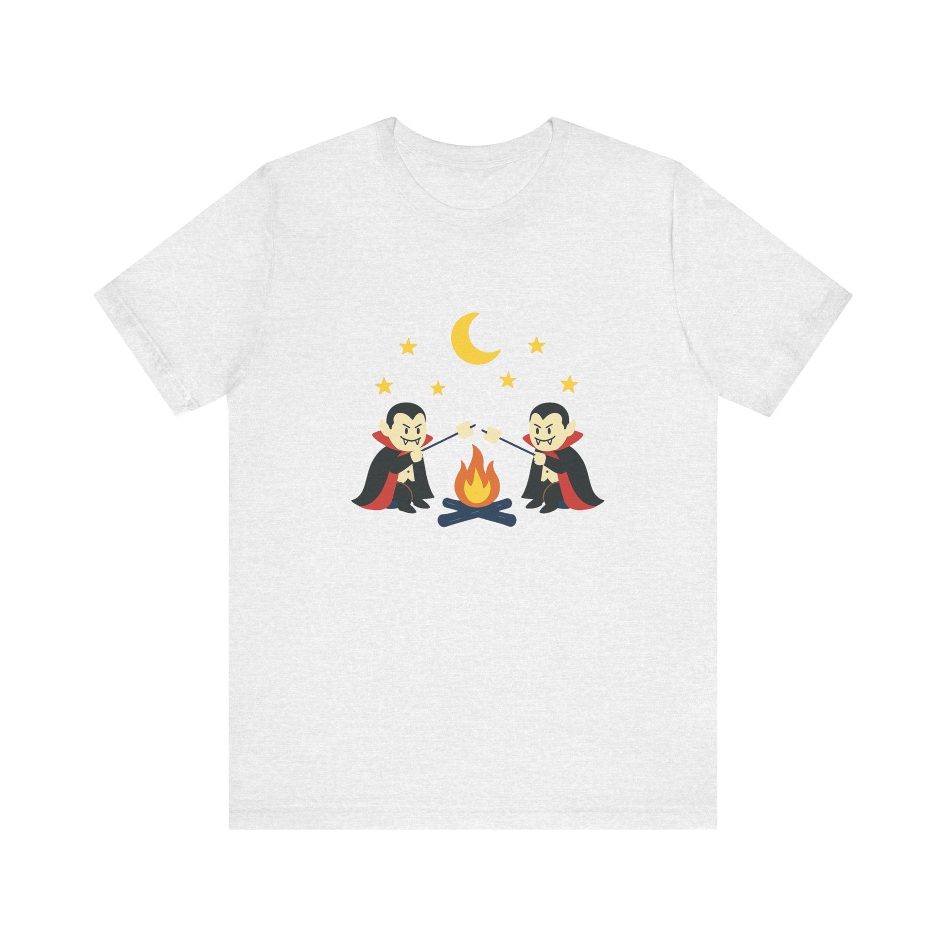 Camping Dracula Tee, Halloween Shirt, Spooky Camping Top - Popbydesign