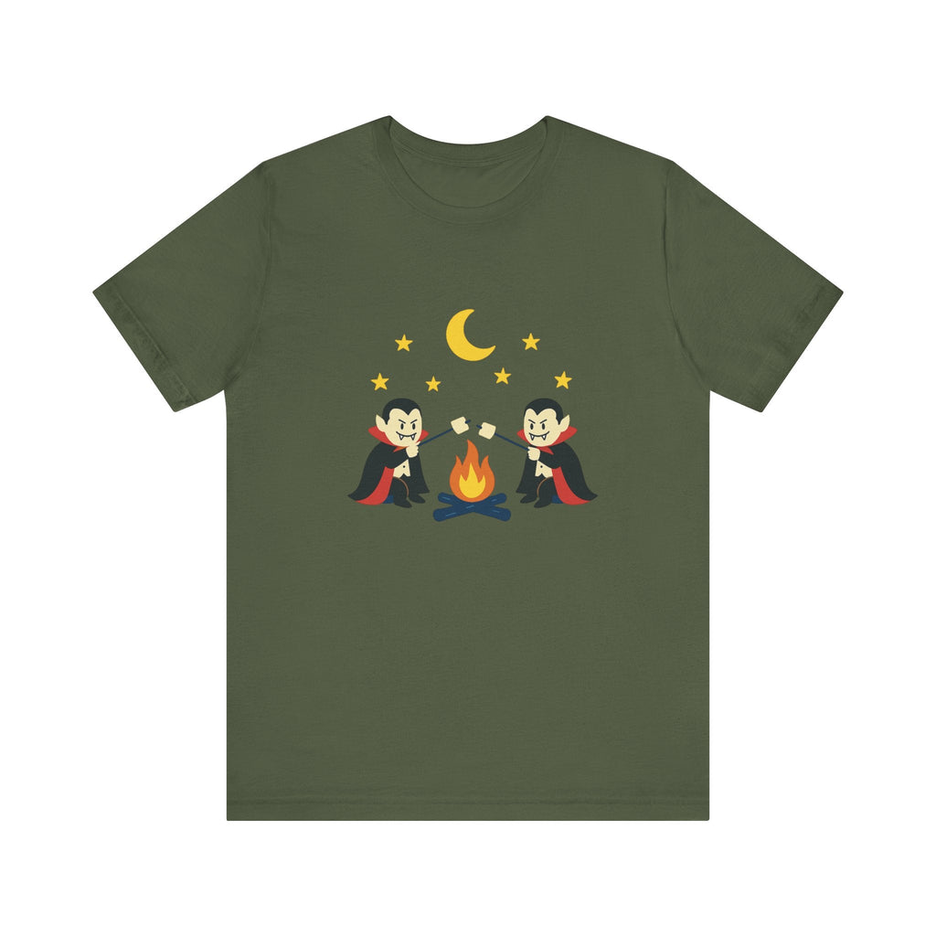 Camping Dracula Tee, Halloween Shirt, Spooky Camping Top by PopCultureByDesign36