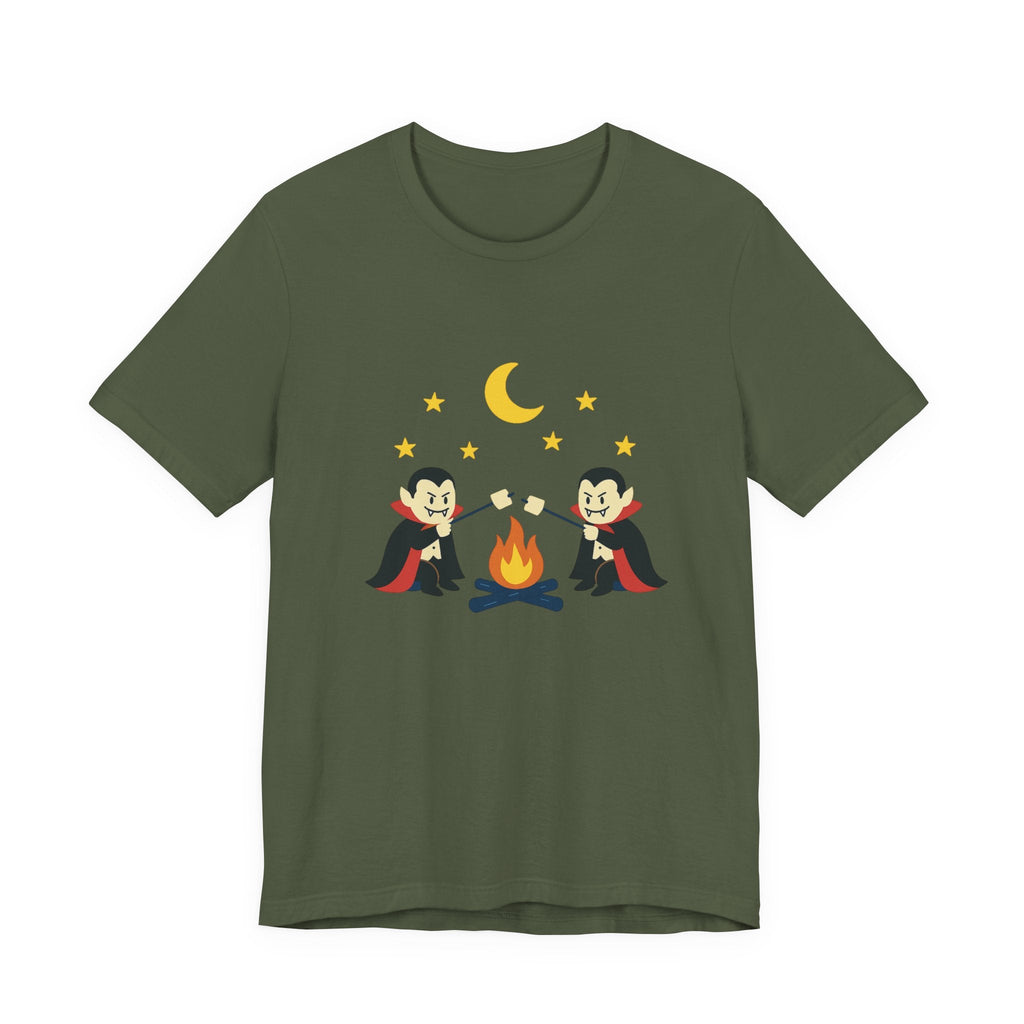 Camping Dracula Tee, Halloween Shirt, Spooky Camping Top by PopCultureByDesign36