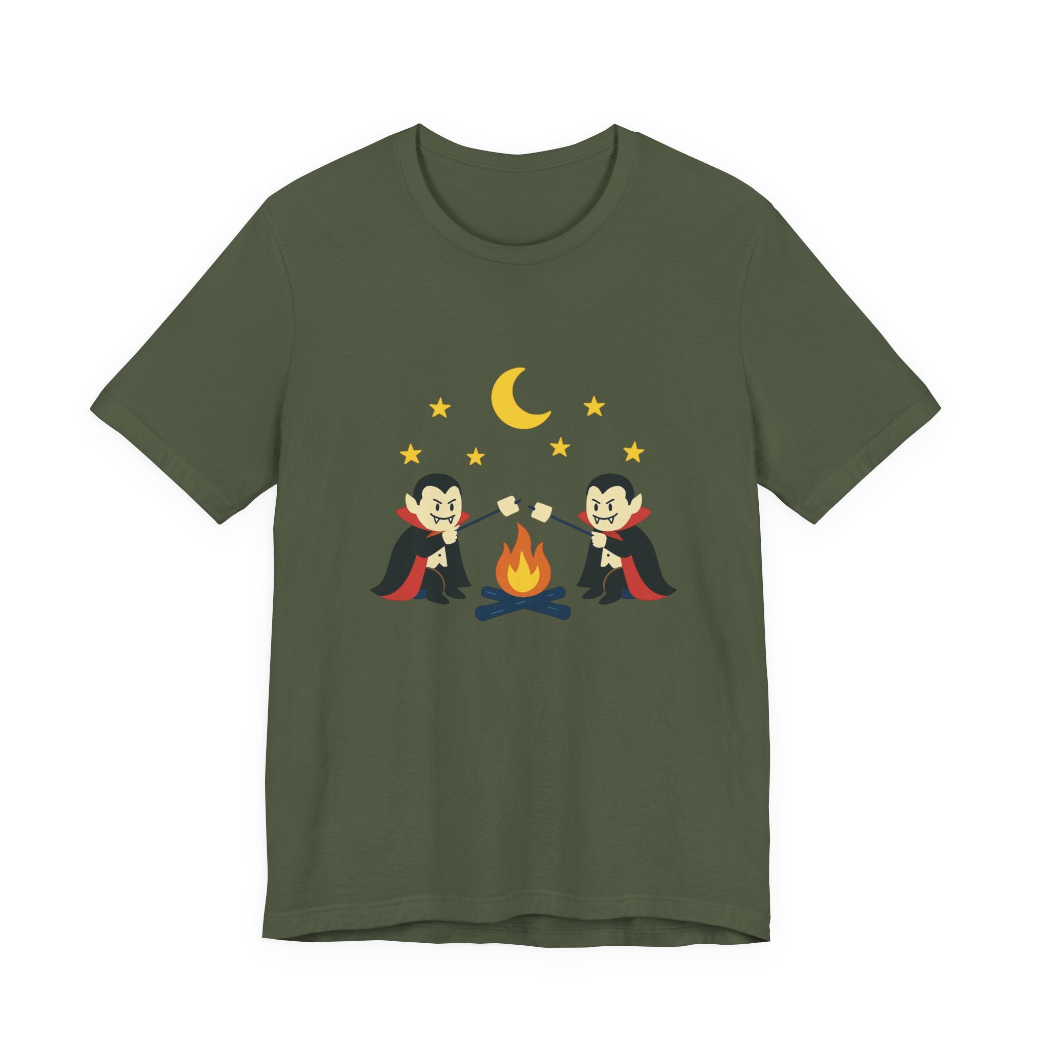 Camping Dracula Tee, Halloween Shirt, Spooky Camping Top by PopCultureByDesign36
