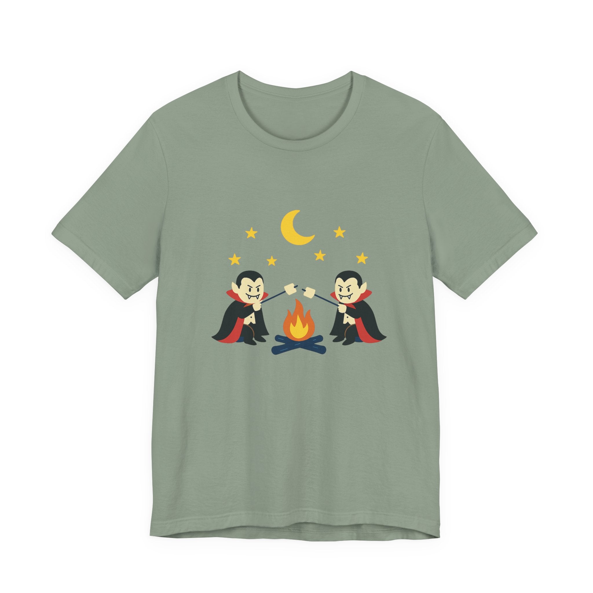 Camping Dracula Tee, Halloween Shirt, Spooky Camping Top by PopCultureByDesign36