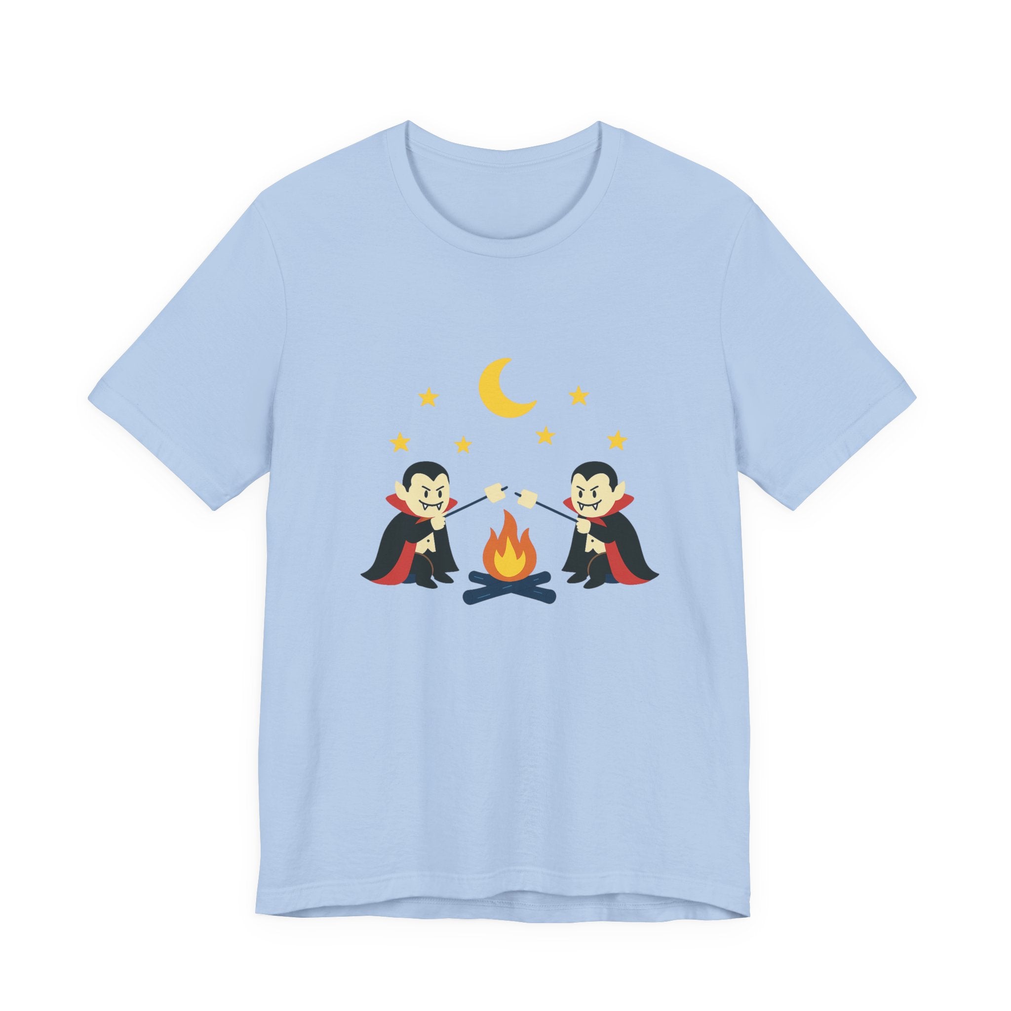 Camping Dracula Tee, Halloween Shirt, Spooky Camping Top by PopCultureByDesign36