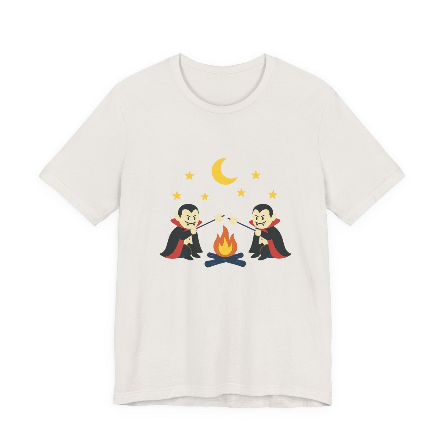 Camping Dracula Tee, Halloween Shirt, Spooky Camping Top - Popbydesign